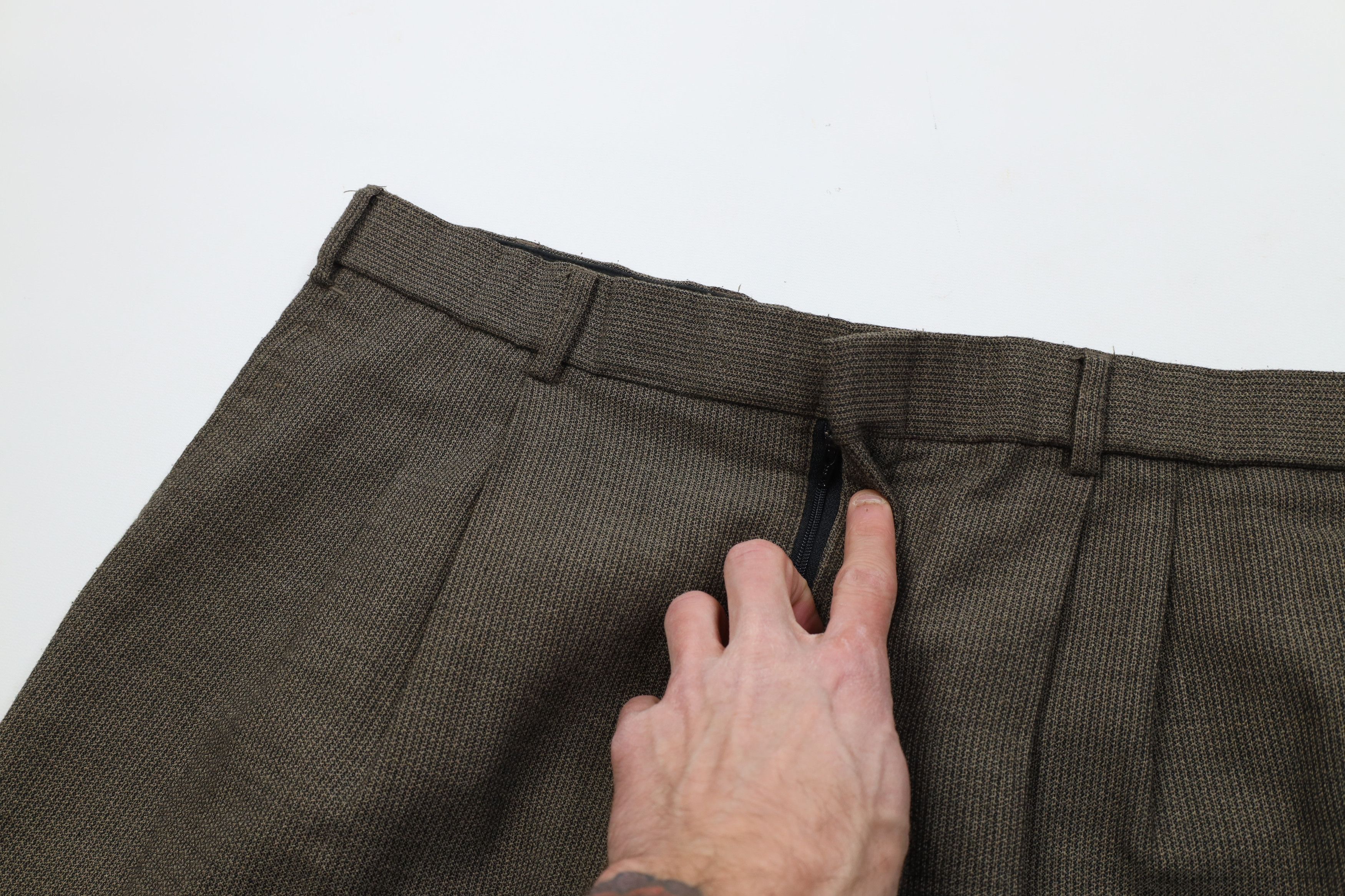 Vintage Vintage 90s Streetwear Ribbed Knit Wide Leg Chino Pants Size US 34 / EU 50 - 6 Thumbnail