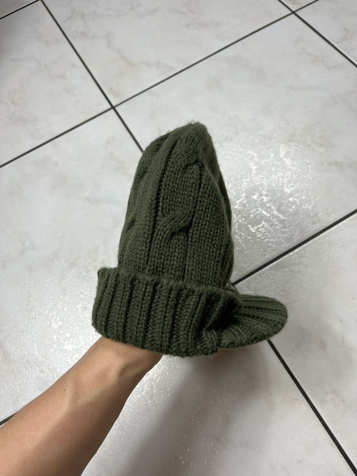 Kappa × Vintage Vintage Kappa visor radar beanie cable knit hat hip hop y2k Size ONE SIZE - 6 Thumbnail
