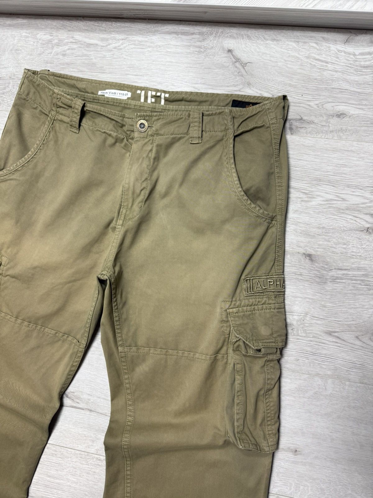 Alpha Industries Alpha Industries Olive Tactical Cargo Pants Military Style Size US 36 / EU 52 - 3 Thumbnail