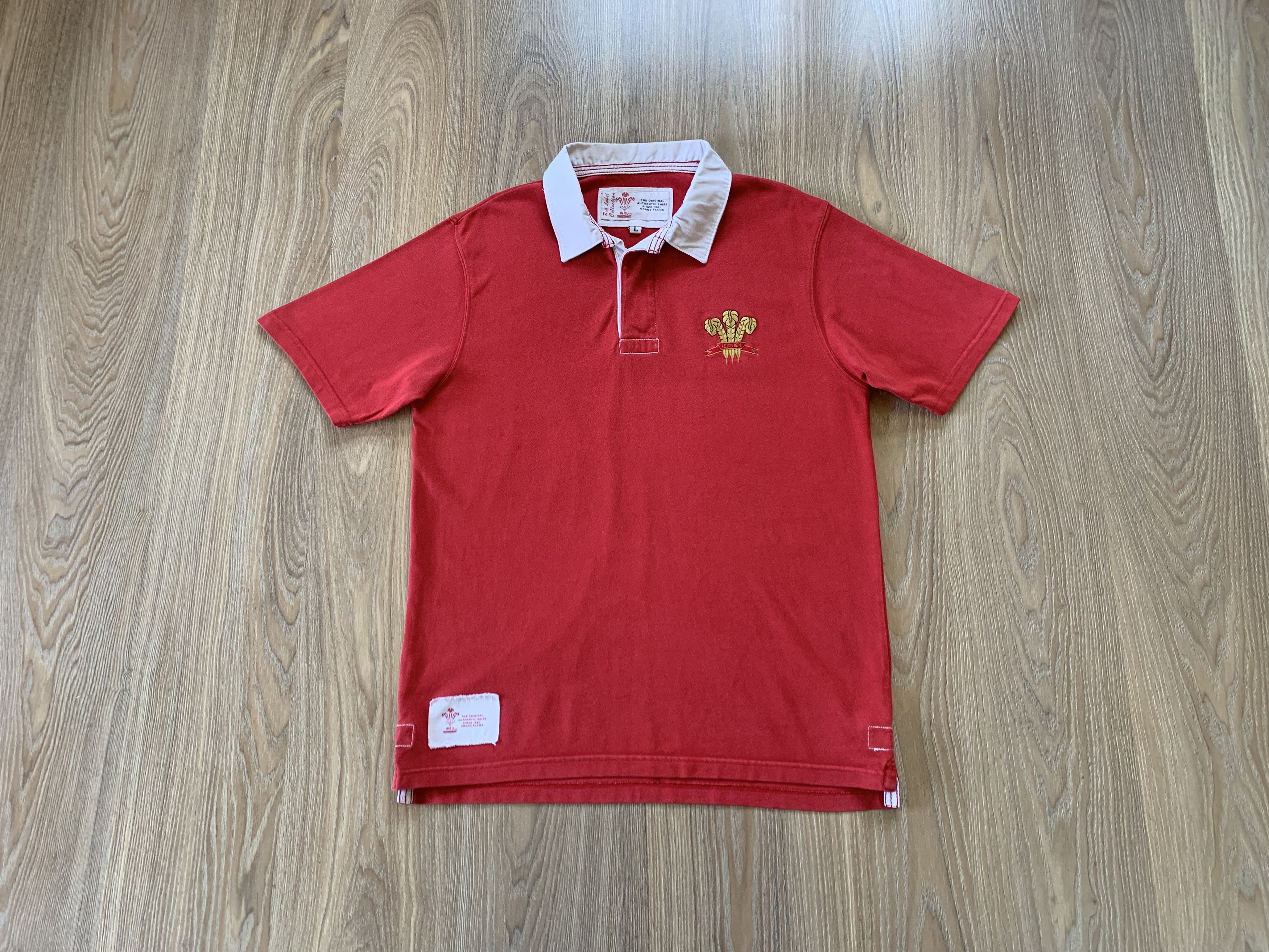 Other WRU Wales Rugby Union Cotton Short Sleeve Polo Size US L / EU 52-54 / 3 - 1 Thumbnail