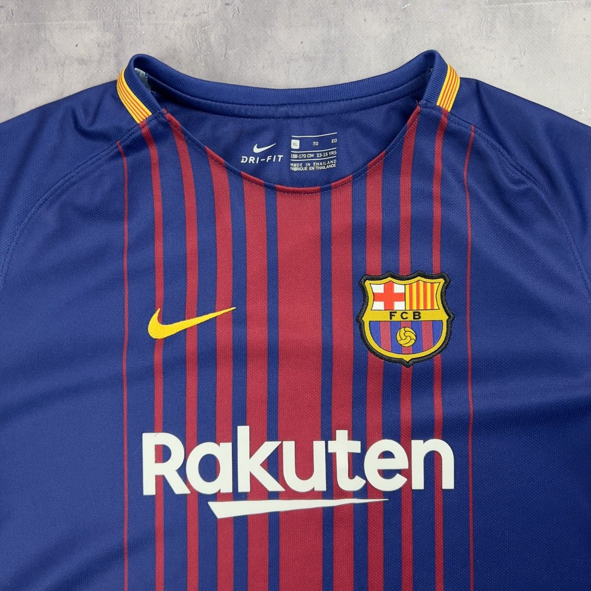 Nike Rare! F.C Barcelona Nike Soccer Jersey Away Home Shirt Size US S / EU 44-46 / 1 - 4 Thumbnail