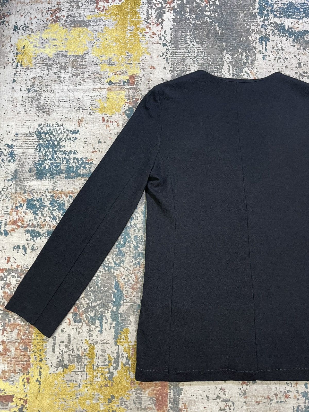 Sonia Rykiel Sonia Rykiel Black Rayon Stretch Jacket Size M / US 6-8 / IT 42-44 - 5 Thumbnail