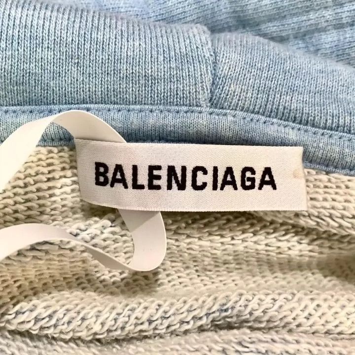 Balenciaga Balenciaga Logo monogram print hooded long sleeve sweatshir Size US S / EU 44-46 / 1 - 5 Thumbnail