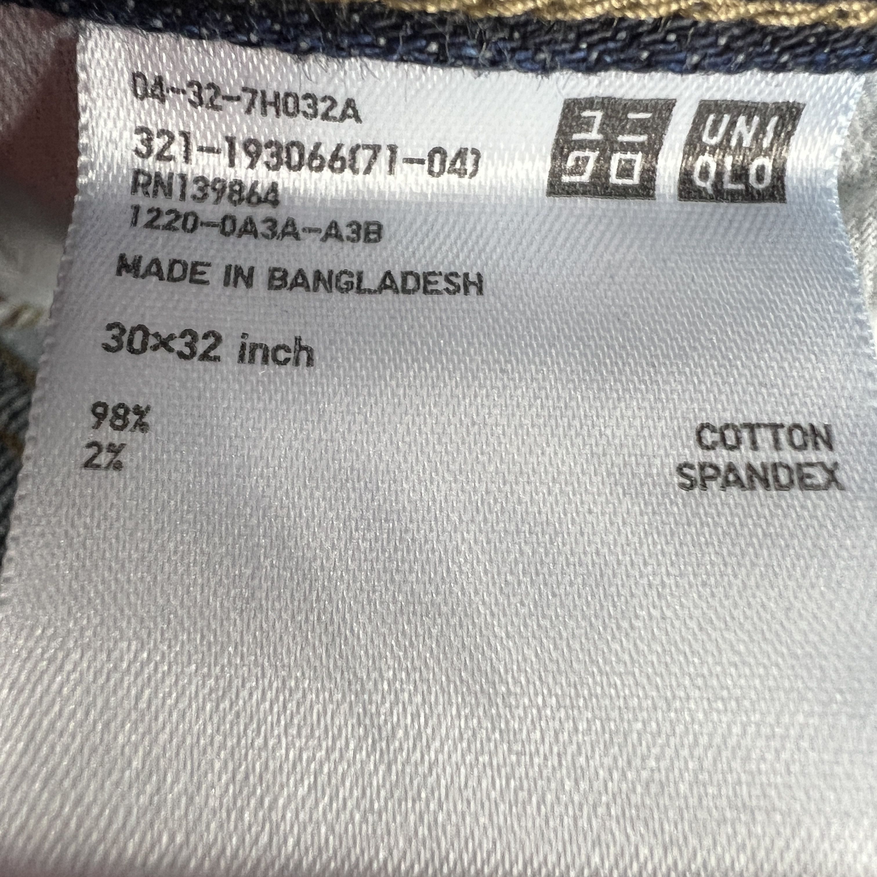 Uniqlo Uniqlo Jean Skinny Tapered Selvedge Kaihara Dark Blue Denim Size US 30 / EU 46 - 8 Thumbnail