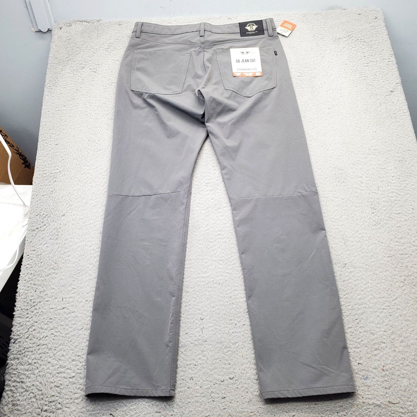 Dockers DOCKERS Mens Pants 34x32 Gray Straight Fit Performance Pockets Hiking Shirt Not Applicable Size US 34 / EU 50 - 2 Thumbnail