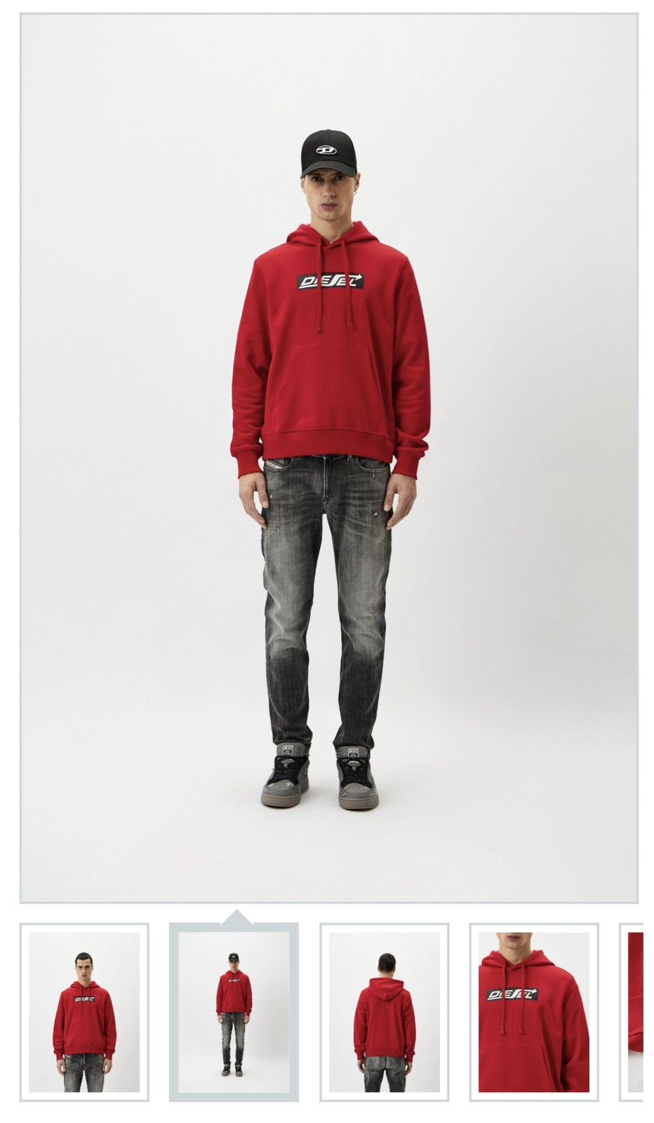 Diesel 🔥 NWT Diesel “For Successful Living” Red Logo Hoodie XXL Size US XXL / EU 58 / 5 - 3 Thumbnail