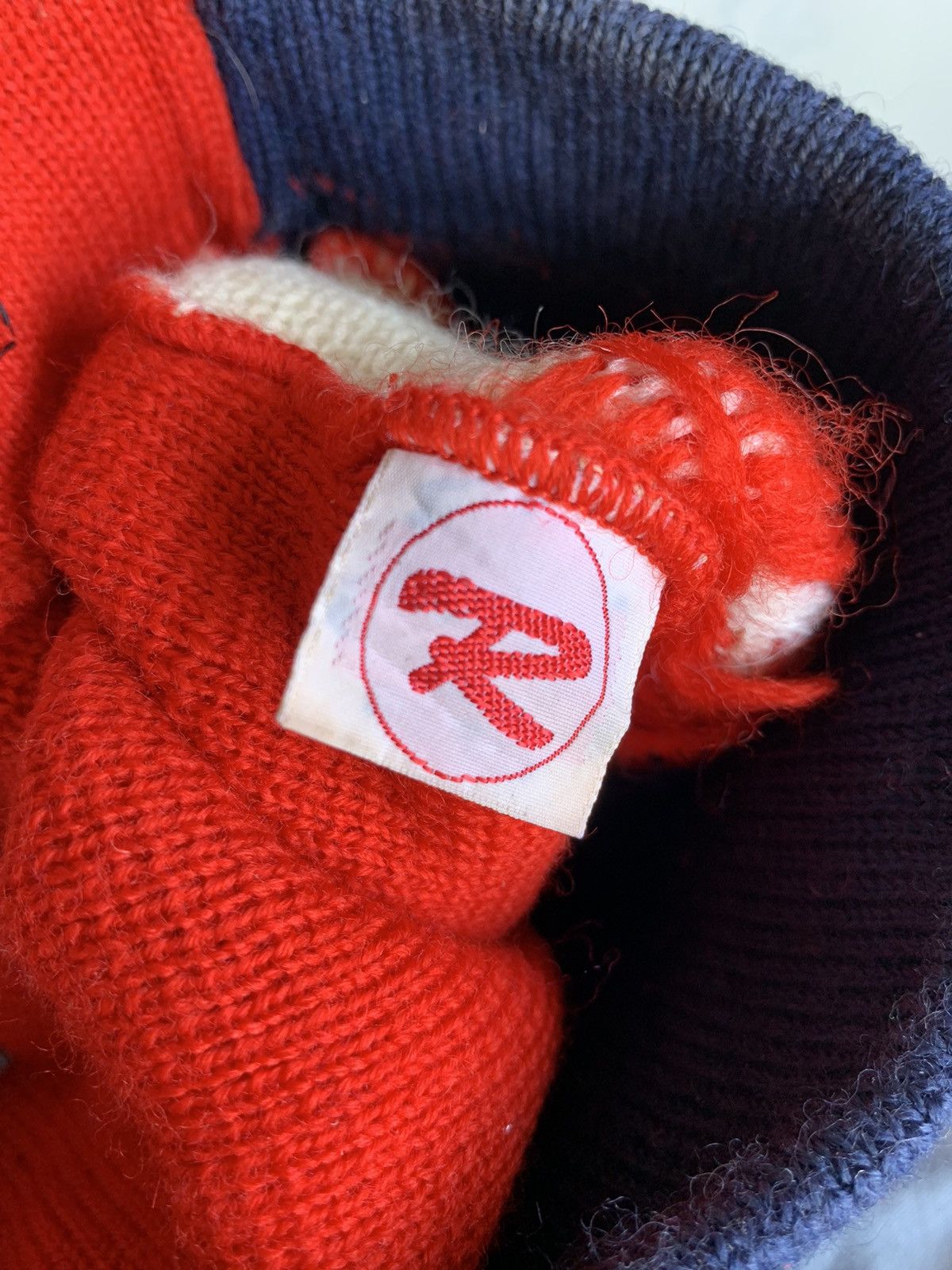 14th Addiction × Vintage VINTAGE KNIT WOOL MOHAWK STYKE RESSIGNOL WINTER BEANIE HATS Size ONE SIZE - 10 Thumbnail