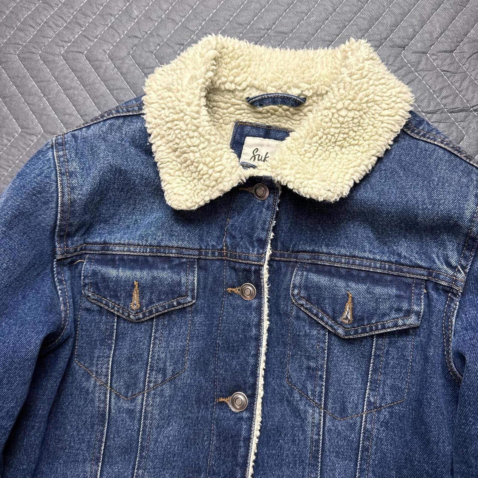 Other Suko Jeans Sherpa Lined Denim Jacket womens Medium Size M / US 6-8 / IT 42-44 - 1 Thumbnail