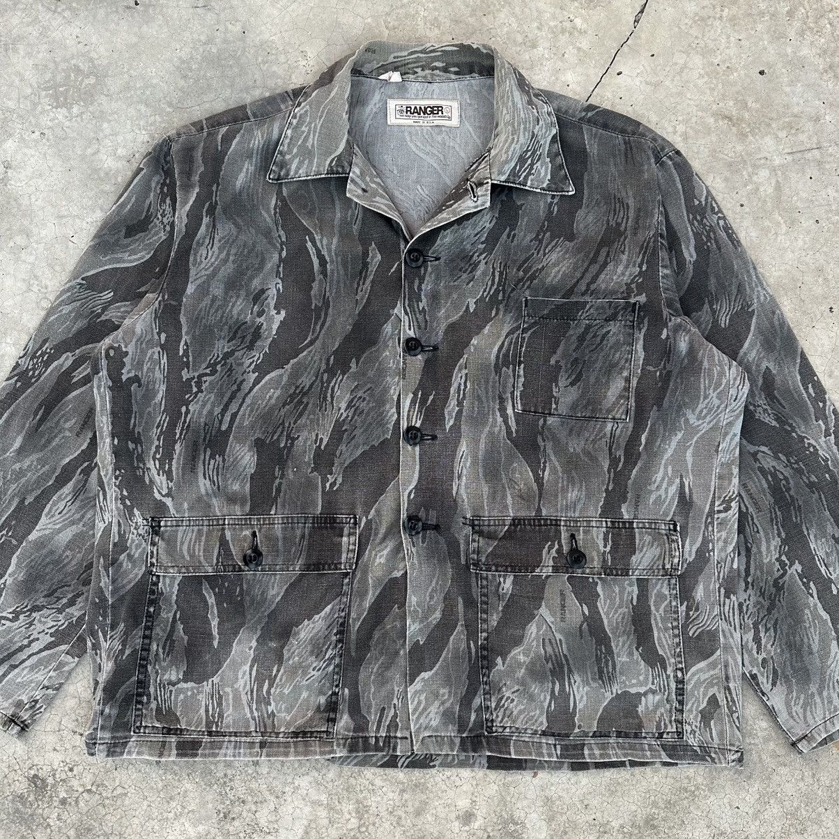 Realtree × Vintage Crazy Vintage 90s Faded Camo Shirt Size US L / EU 52-54 / 3 - 4 Thumbnail