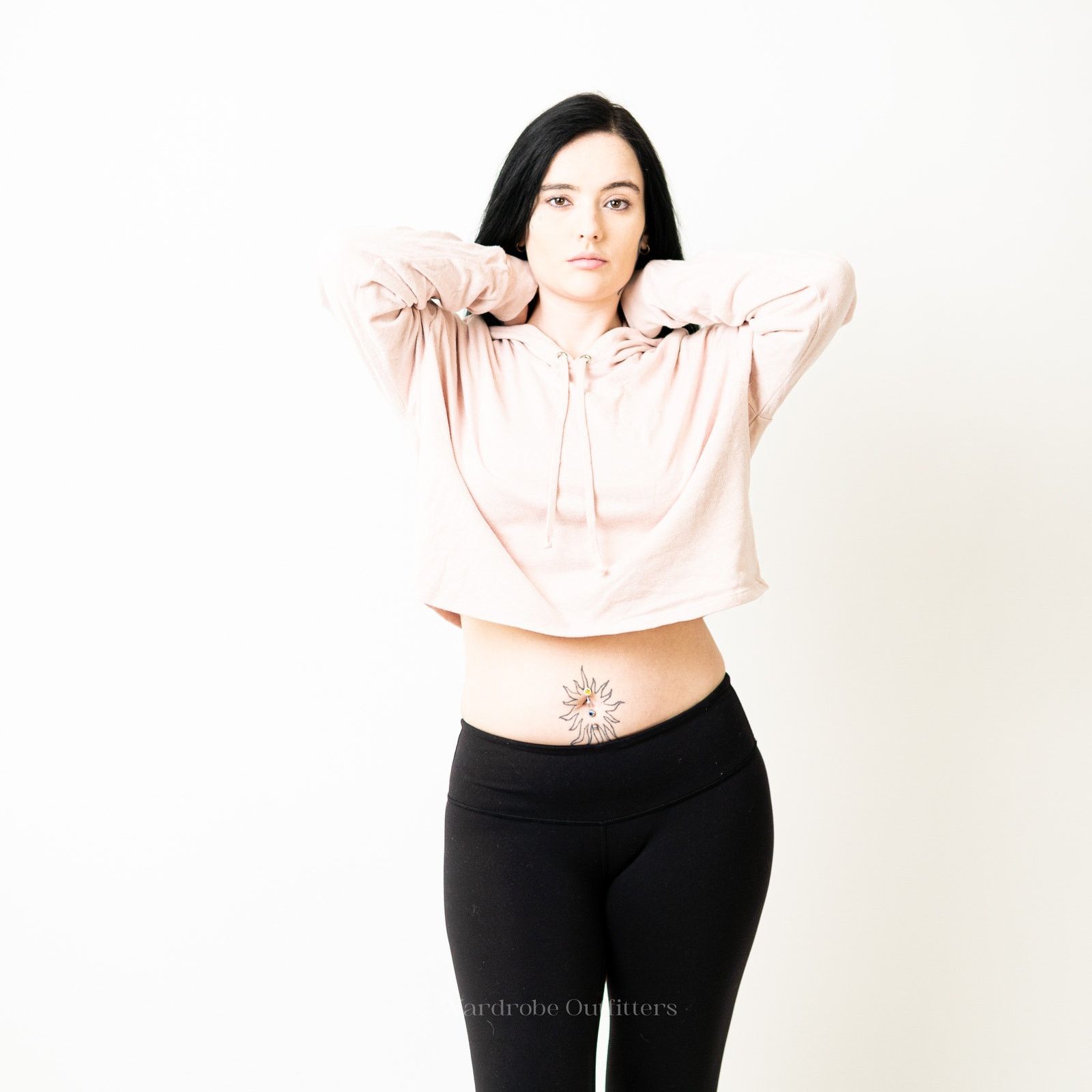 H&M H&M Pastel Pink Cropped Hoodie Size L / US 10 / IT 46 - 4 Thumbnail