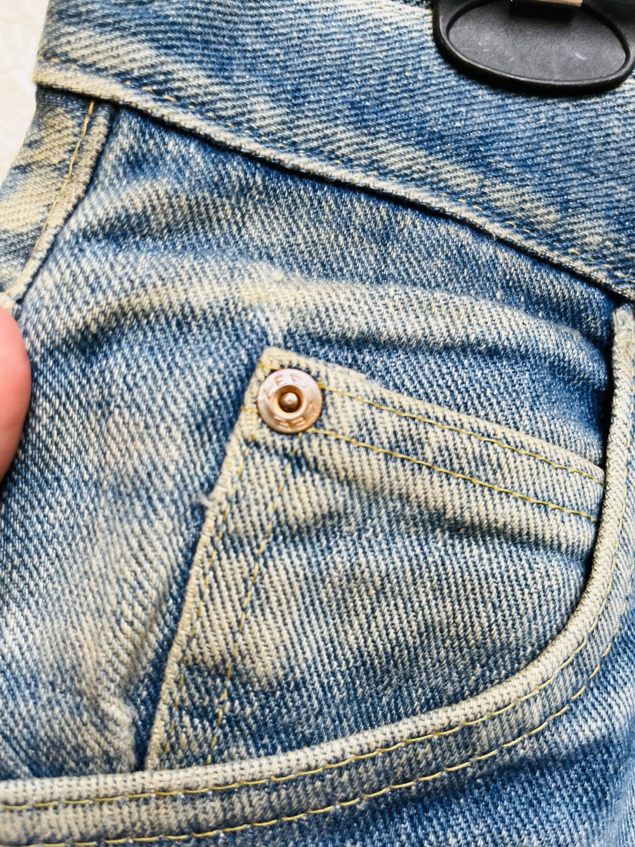 Lee × Vintage Vintage 80s LEE Rider Distressed Designer Fashion Style Size US 27 - 8 Thumbnail