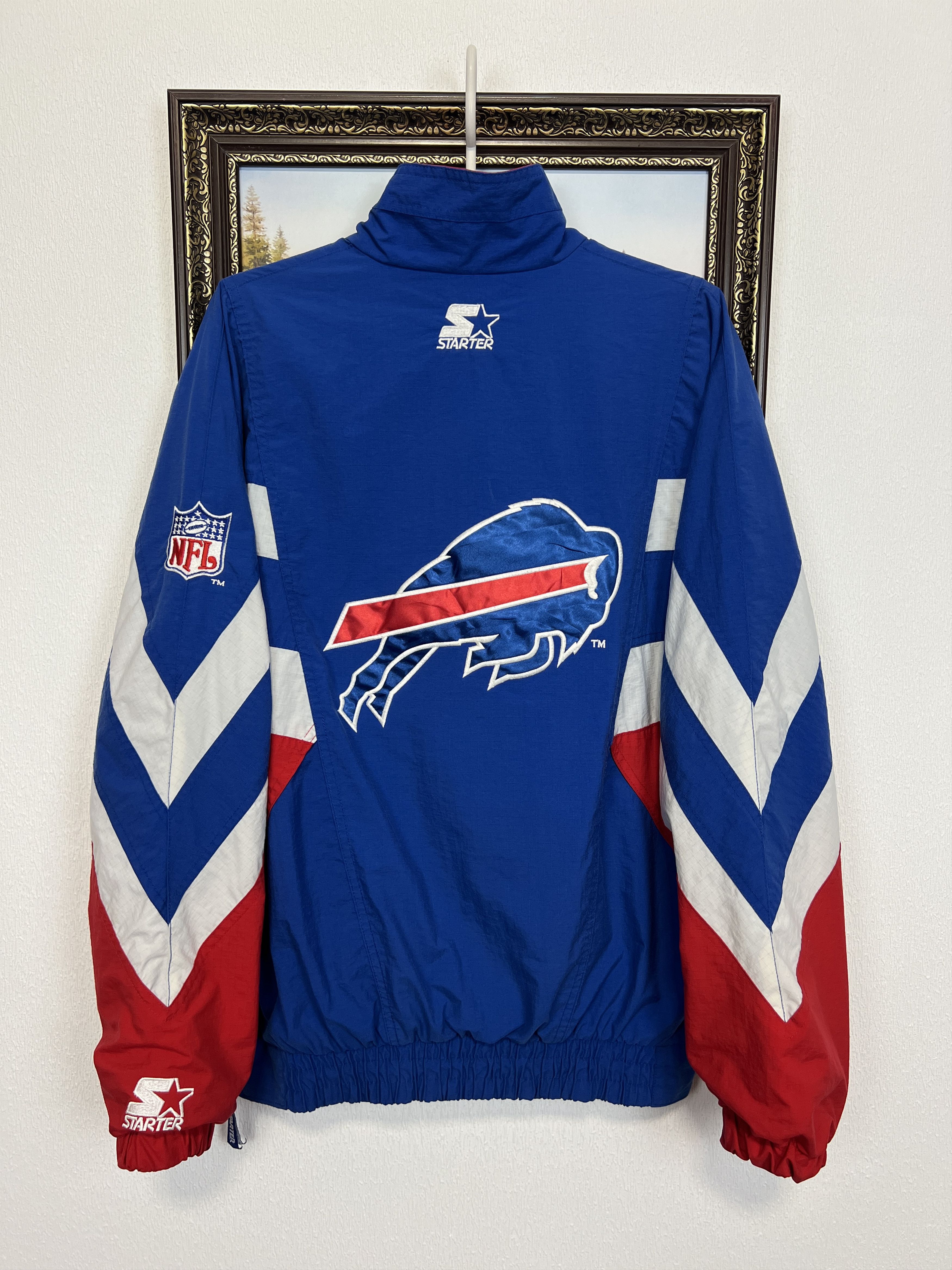 Starter Vintage 90's Buffalo Bills NFL Jacket Bomber Rare Hype Size US M / EU 48-50 / 2 - 11 Thumbnail
