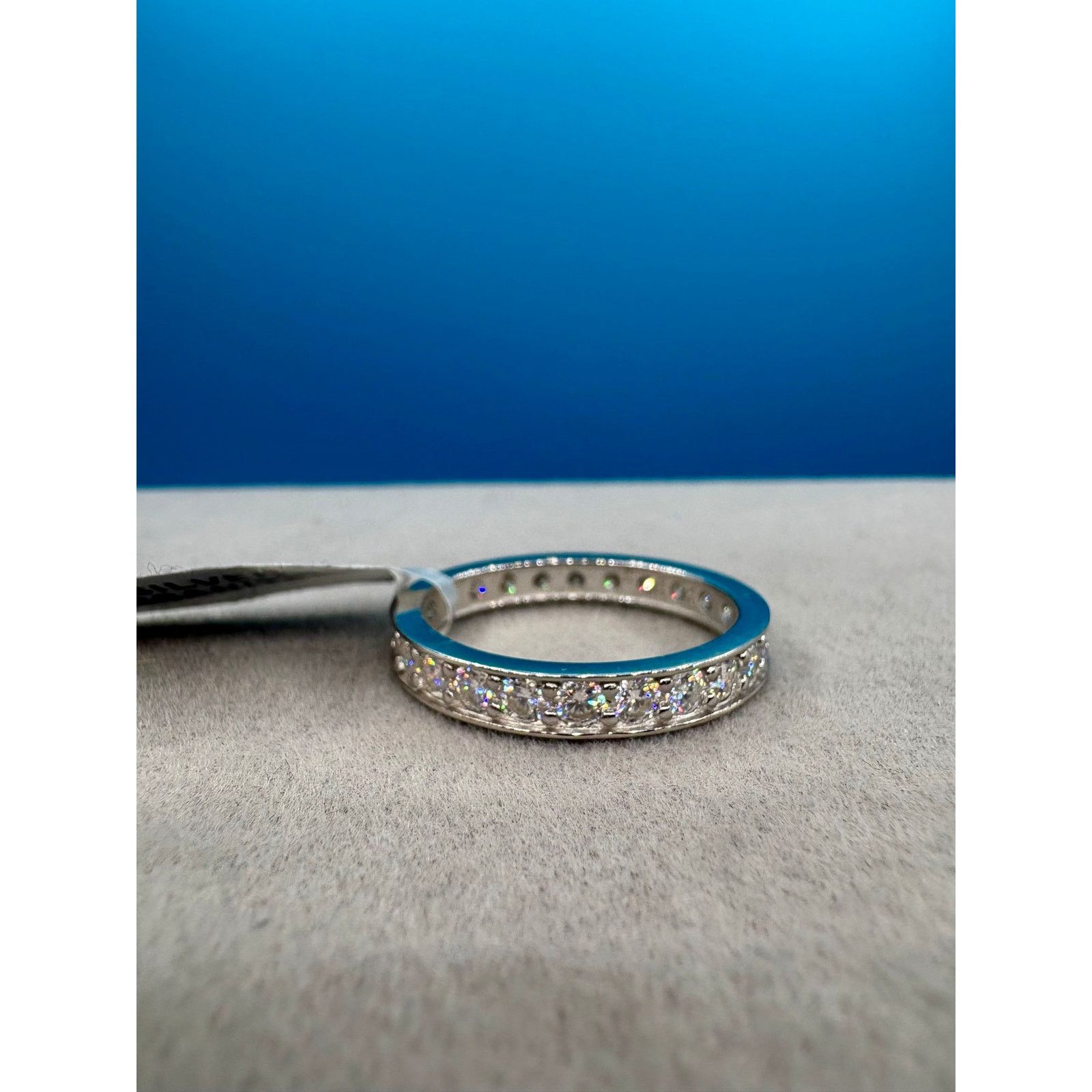 Jewelry NWT - Men's 3CTW Moissanite Eternity Band Ring - Size 12 Size ONE SIZE - 9 Thumbnail