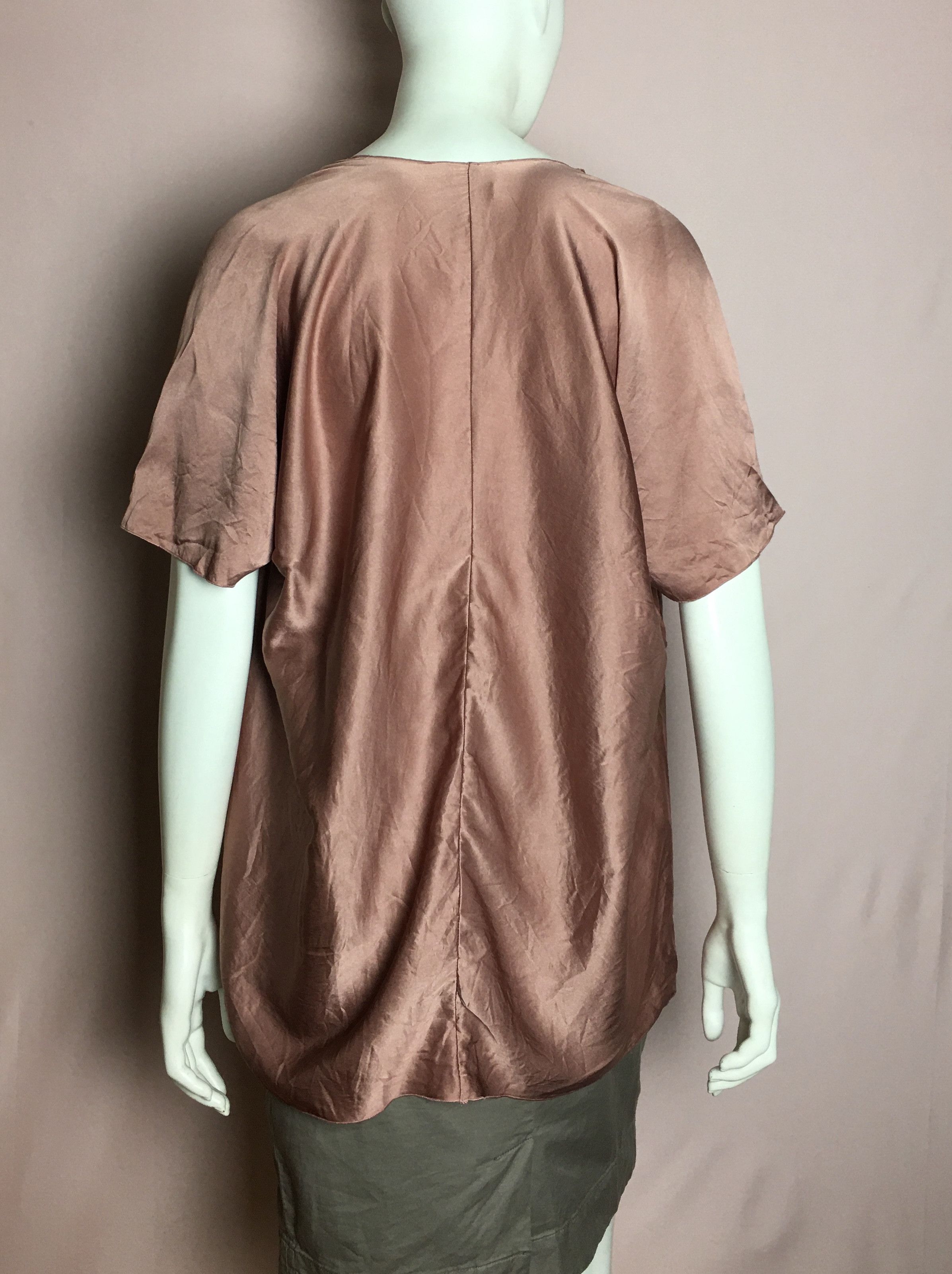 Lanvin LANVIN Paris Silk Blouse Pale Pink Size XL / US 12-14 / IT 48-50 - 3 Thumbnail