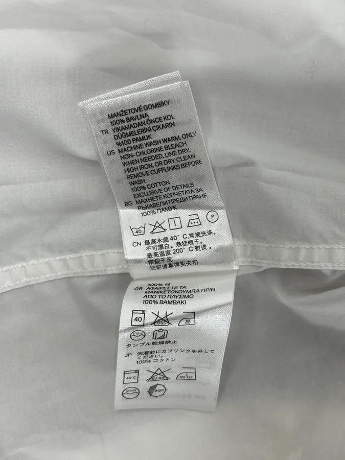 Maison Margiela Maison Margiela H&M White Trompe L’oeil Tie Shirt Size US XS / EU 42 / 0 - 11 Thumbnail