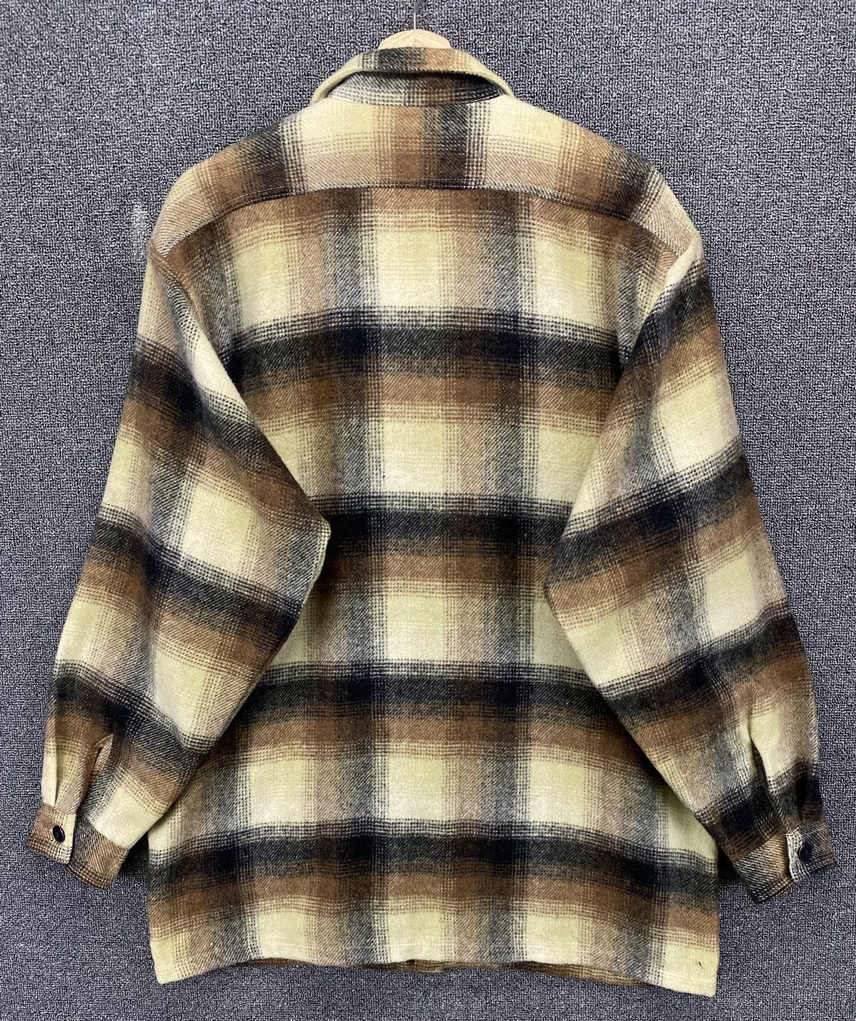 Flannel Vintage Levis Alaska Shadow Plaids Shirts Button Ups Flannel Size US L / EU 52-54 / 3 - 10 Thumbnail