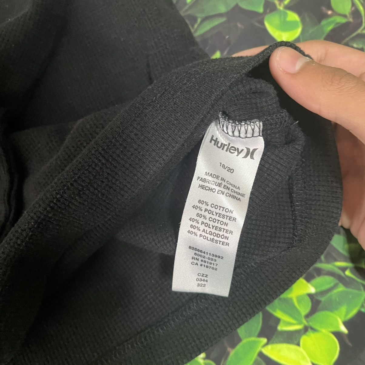 Hurley Hurley Black Long Sleeve Youth 18/20 Size US XS / EU 42 / 0 - 4 Thumbnail