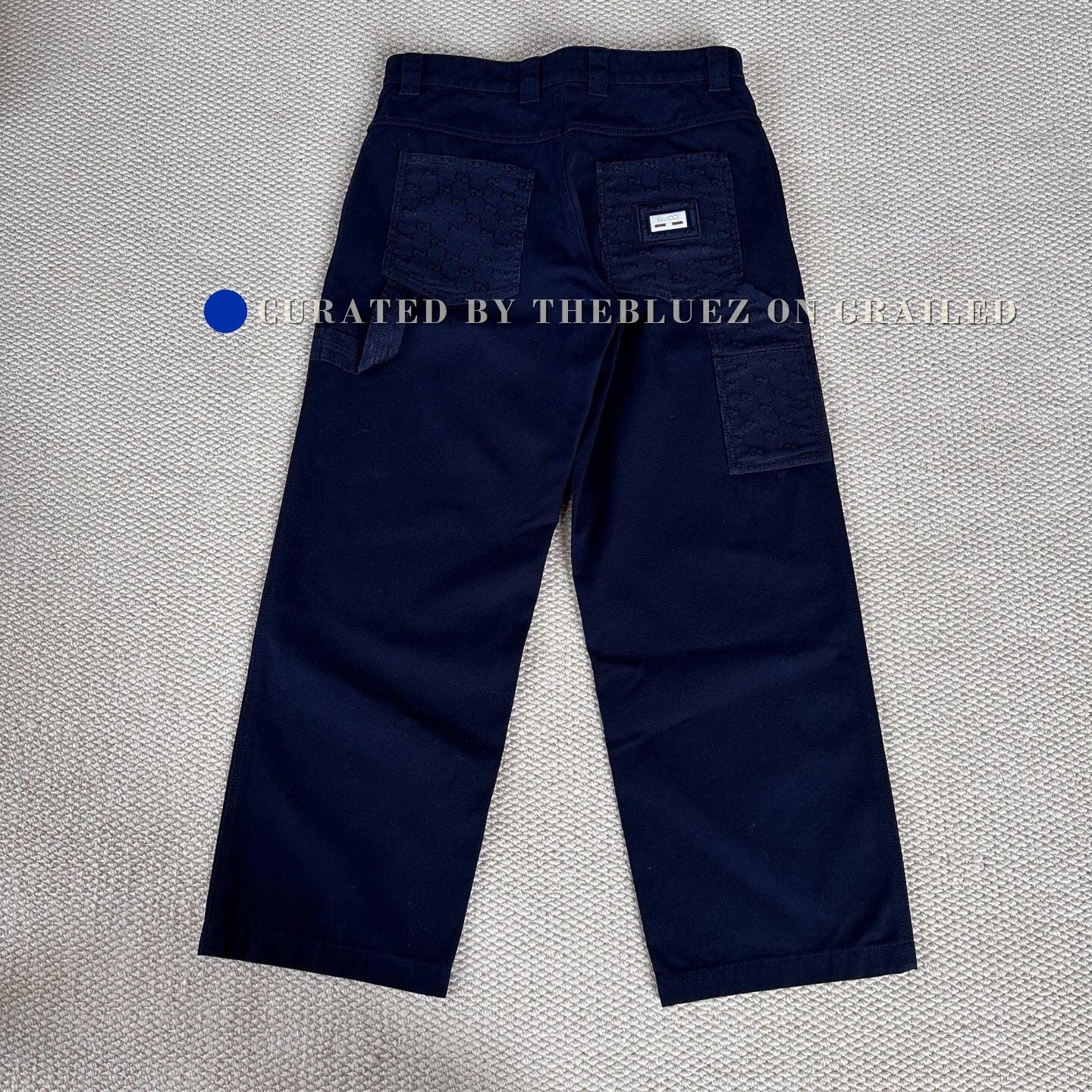 Gucci Gucci 2025 Navy GG Denim Work Pants Size US 30 / EU 46 - 1 Thumbnail