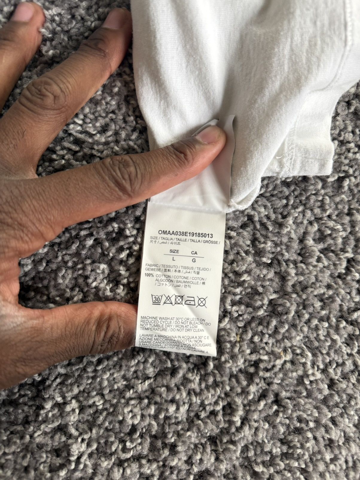 Off-White OFF-WHITE TEE Size US L / EU 52-54 / 3 - 5 Thumbnail