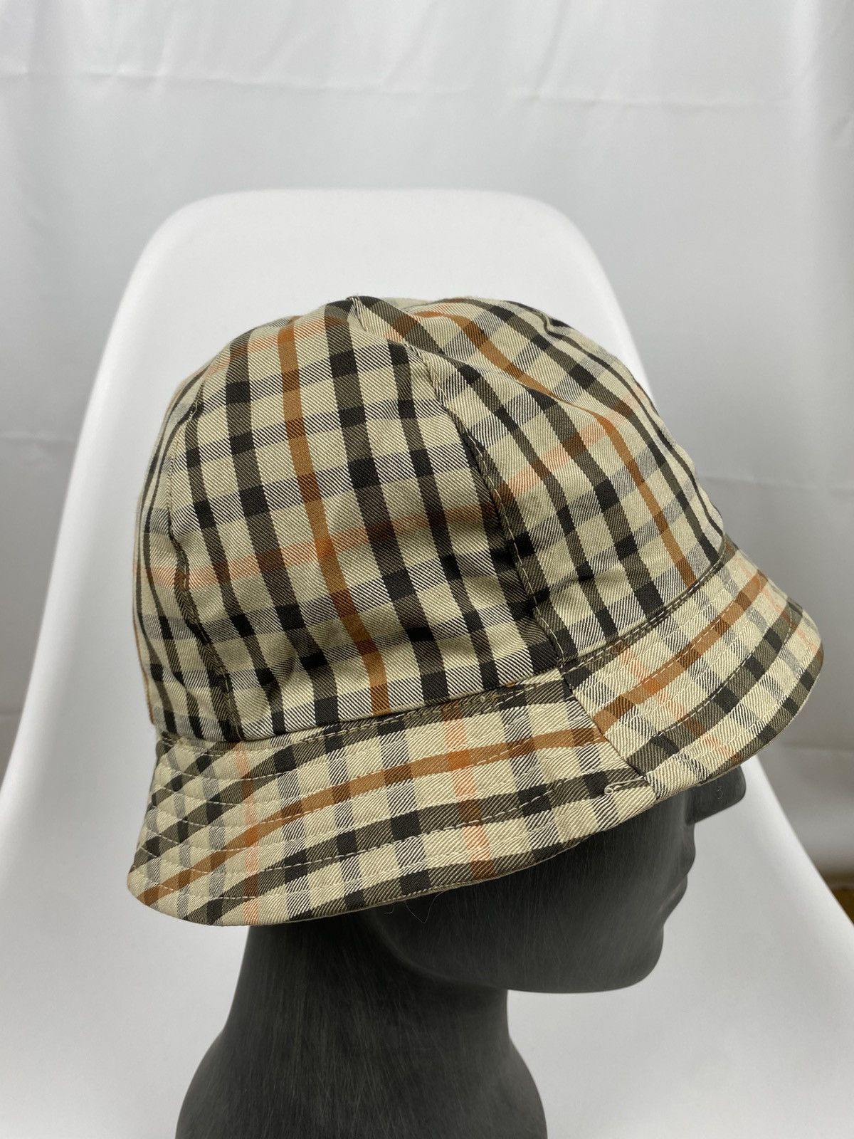 DAKS × Vintage Daks London Checkered Bucket Hat Reversible Vintage Size ONE SIZE - 4 Thumbnail