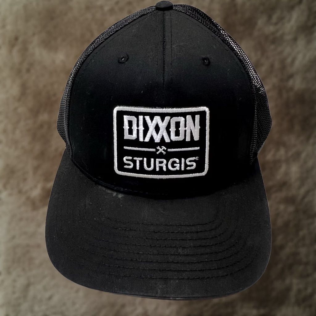 Vintage Dixxon Flannel Sturgis Hat Snapback Black Mens One Size Cotton Polyester Flannel Solid Motorcycle Rock Outdoor Retro Vintage: No Size ONE SIZE - 1 Thumbnail