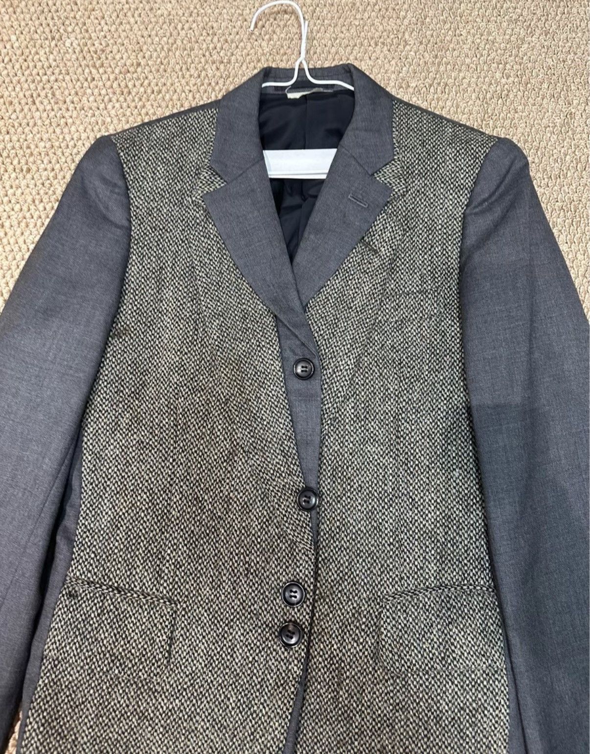 Comme des Garcons Comme des Garçons Grey Paneled Blazer K23 Size US XS / EU 42 / 0 - 4 Thumbnail