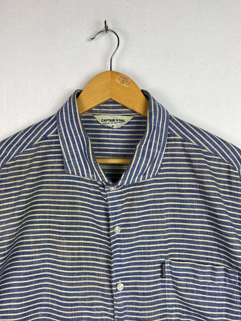 Japanese Brand captain stag japanese brand hickory striped nice design Size US XXL / EU 58 / 5 - 2 Thumbnail