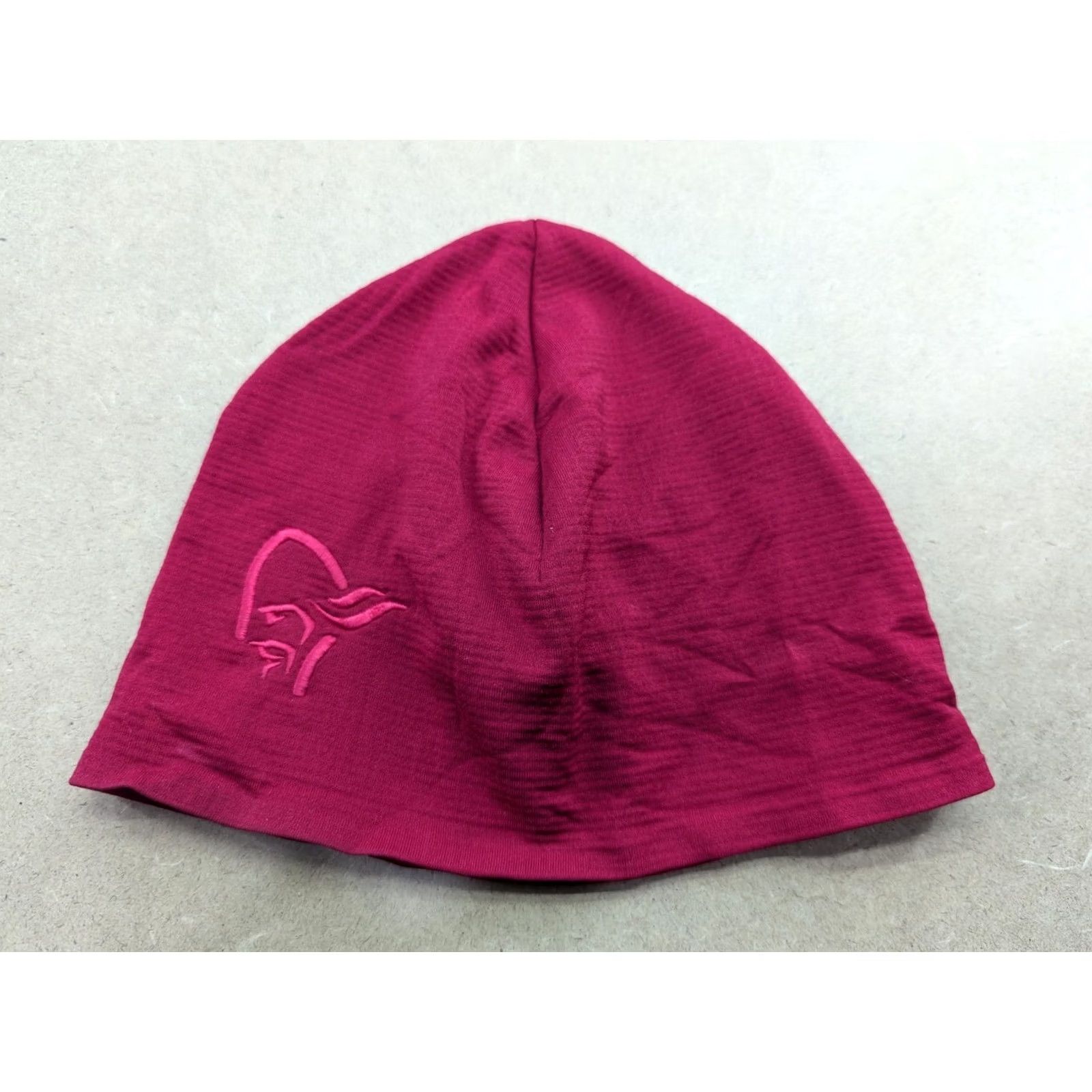 Vintage Norrona Lyngen Powerstretch Pro Beanie Hat S Cap Red Lightweight Outdoor Unisex Adults 90s Size ONE SIZE - 2 Thumbnail