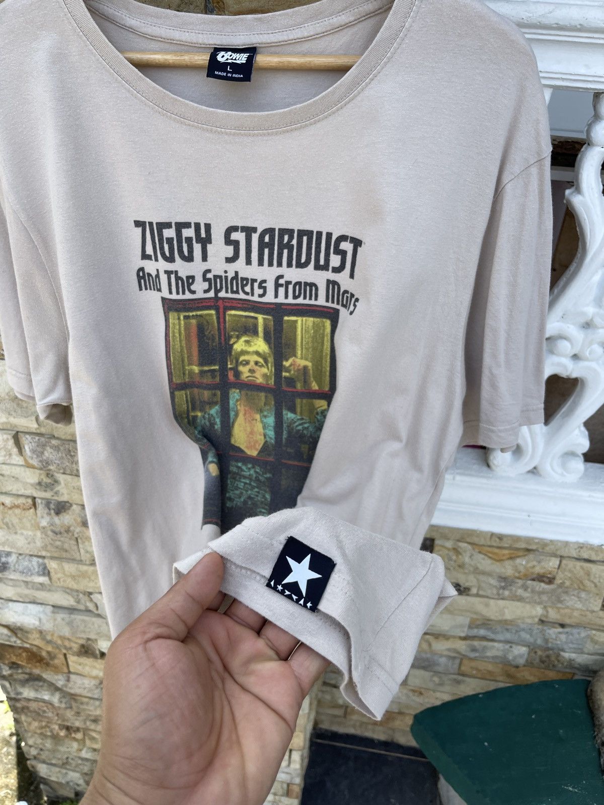 Band Tees × Vintage Last Drop🔥Rare🔥Vintage David Bowie Ziggy Stardust T-Shirt Size US L / EU 52-54 / 3 - 5 Thumbnail