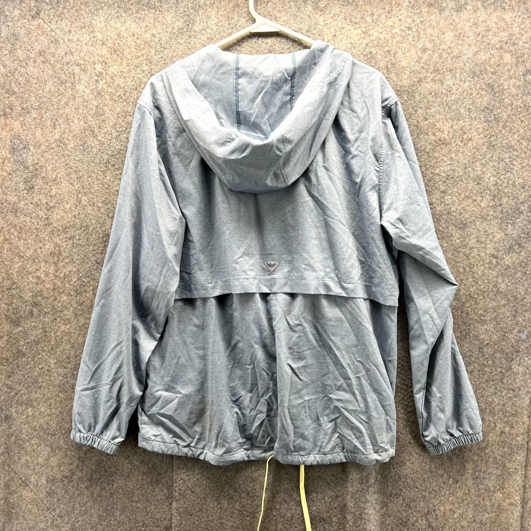 Vintage Columbia Jacket Men XL Blue Zip Hoodie Polyester PFG Vented Anorak Windbreaker Windbreaker Hooded Regular Fit Size US XL / EU 56 / 4 - 2 Thumbnail