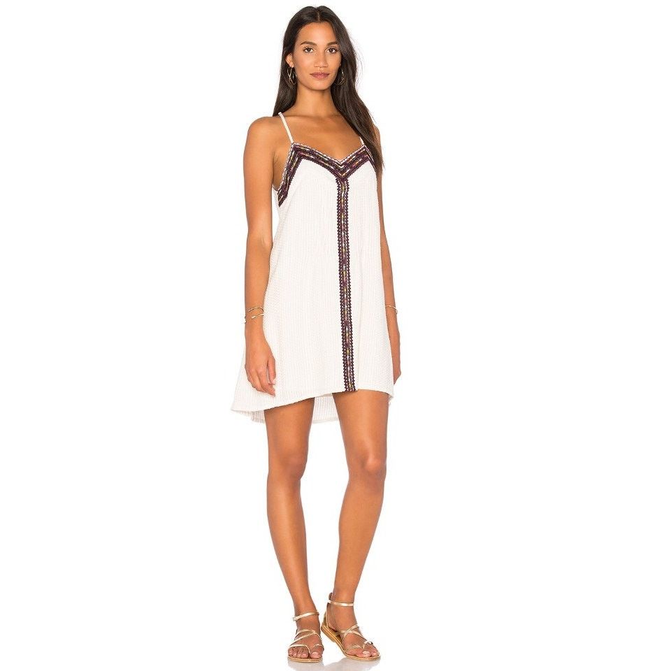 Sanctuary Revolve Sanctuary Maya Light Dune Embroidered Dress Small Size S / US 4 / IT 40 - 1 Thumbnail