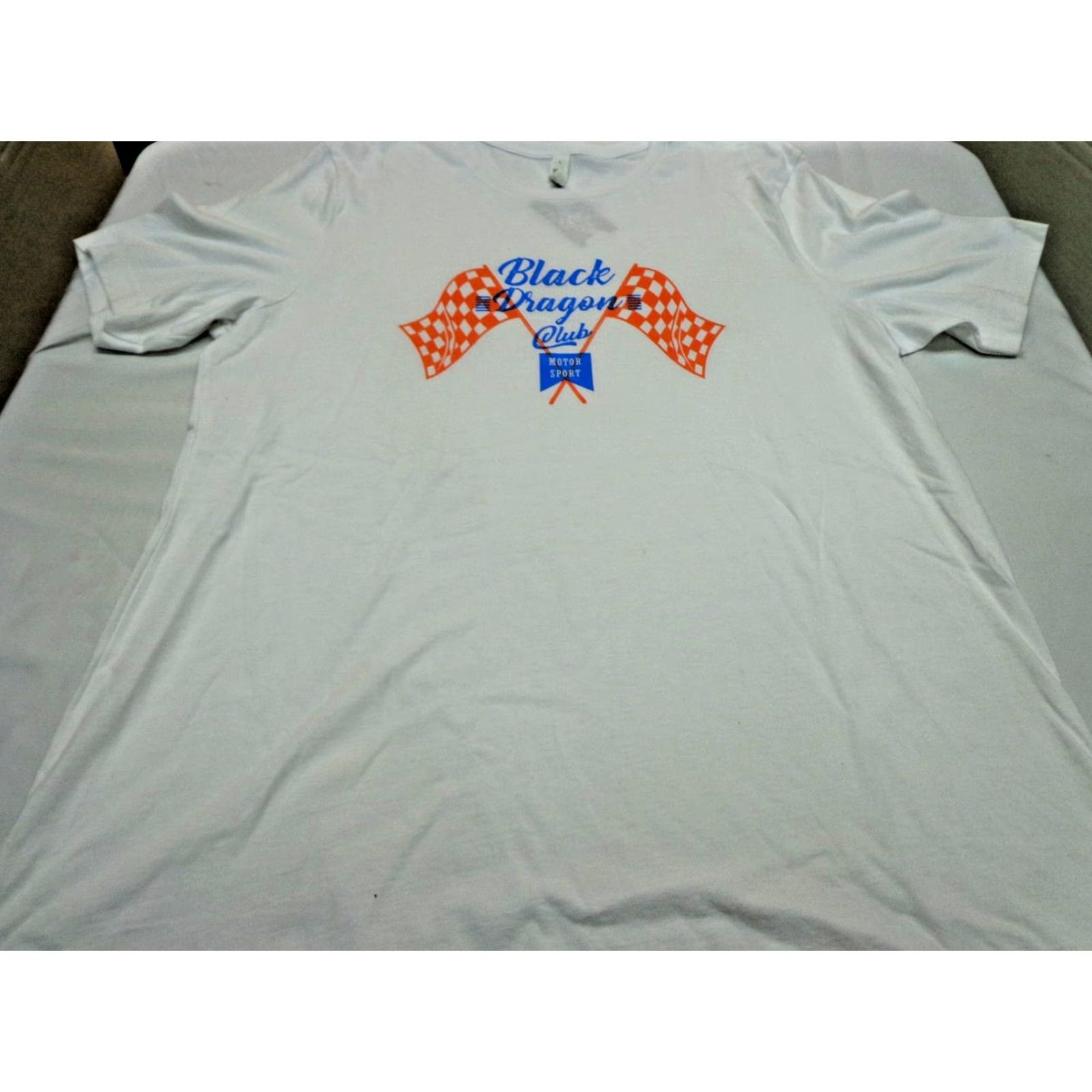 Vintage BLACK DRAGON CLUB T-Shirt White XL Men Motorcycle Shirt NEW Size US XL / EU 56 / 4 - 2 Thumbnail