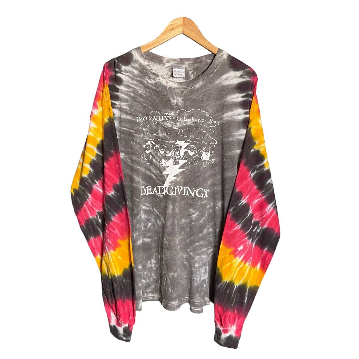 Vintage 00s Grateful Dead Long Sleeve Band Tee / Tie-Dye