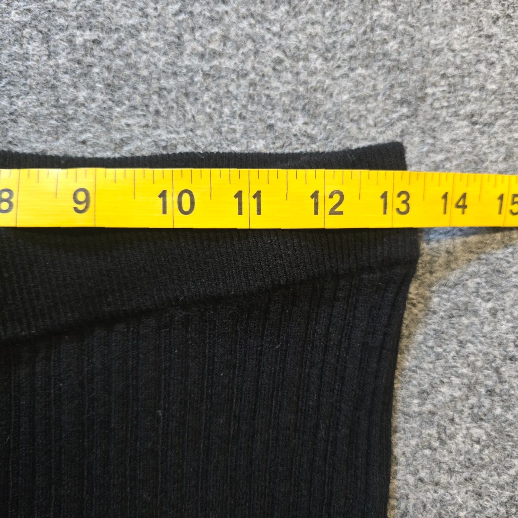 Rebecca Taylor Rebecca Taylor Pants Womens Small Black Wool Blend Ribbed Knit Flare Lounge Flared Ankle Size 28" / US 6 / IT 42 - 7 Thumbnail