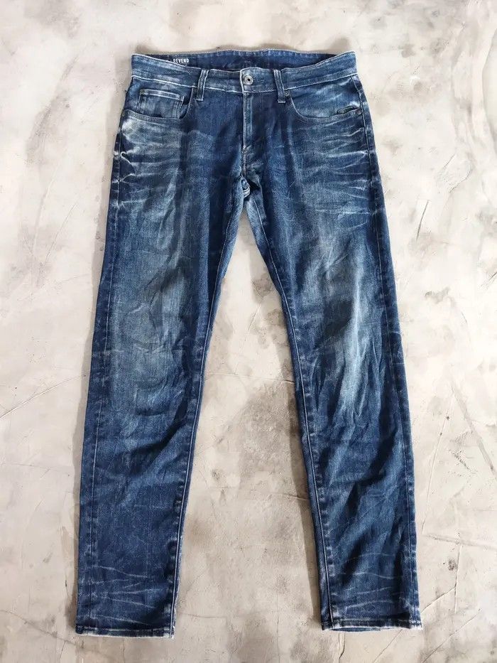 Vintage VINTAGE REVEND SUPER SLIM BLUE JEANS PANTS Size US 34 / EU 50 - 1 Thumbnail