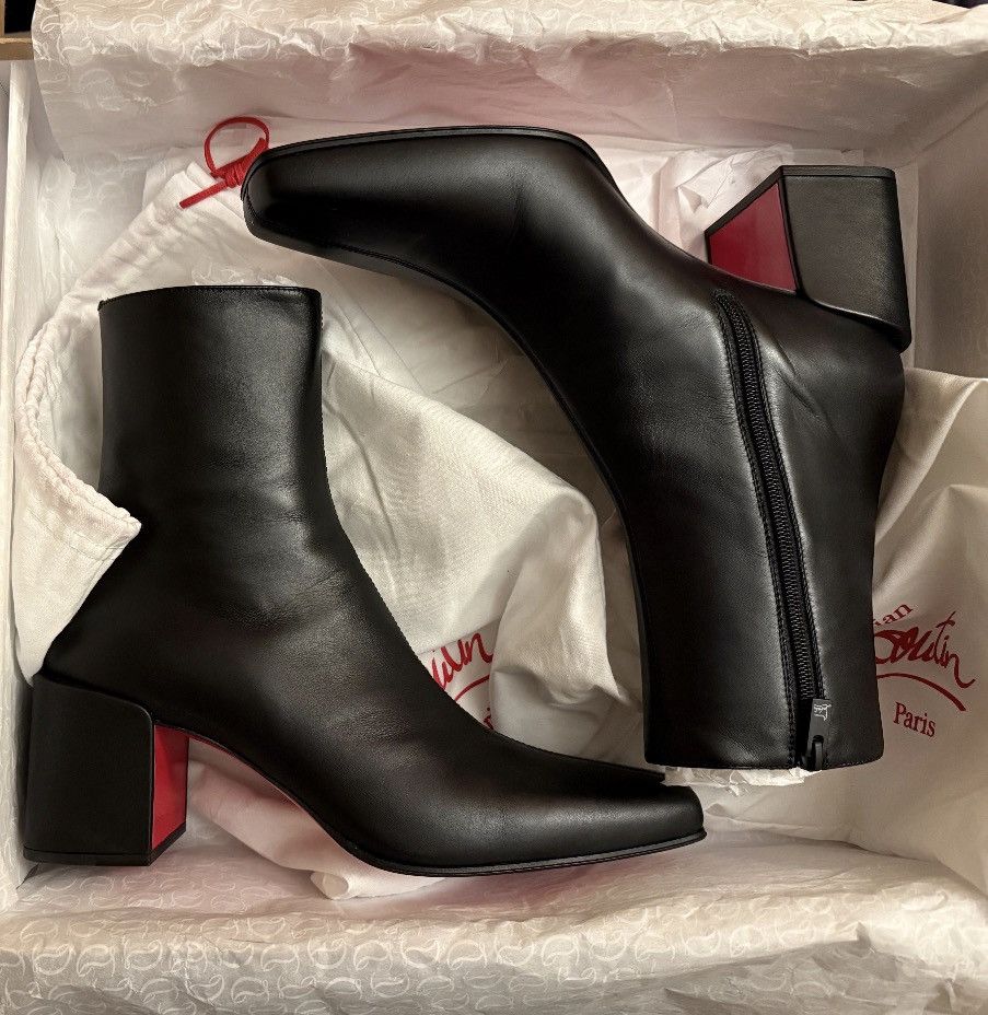 Christian Louboutin Christian Louboutin Alleo Boot 70 Calf Leather Size US 13 / EU 46 - 1 Thumbnail