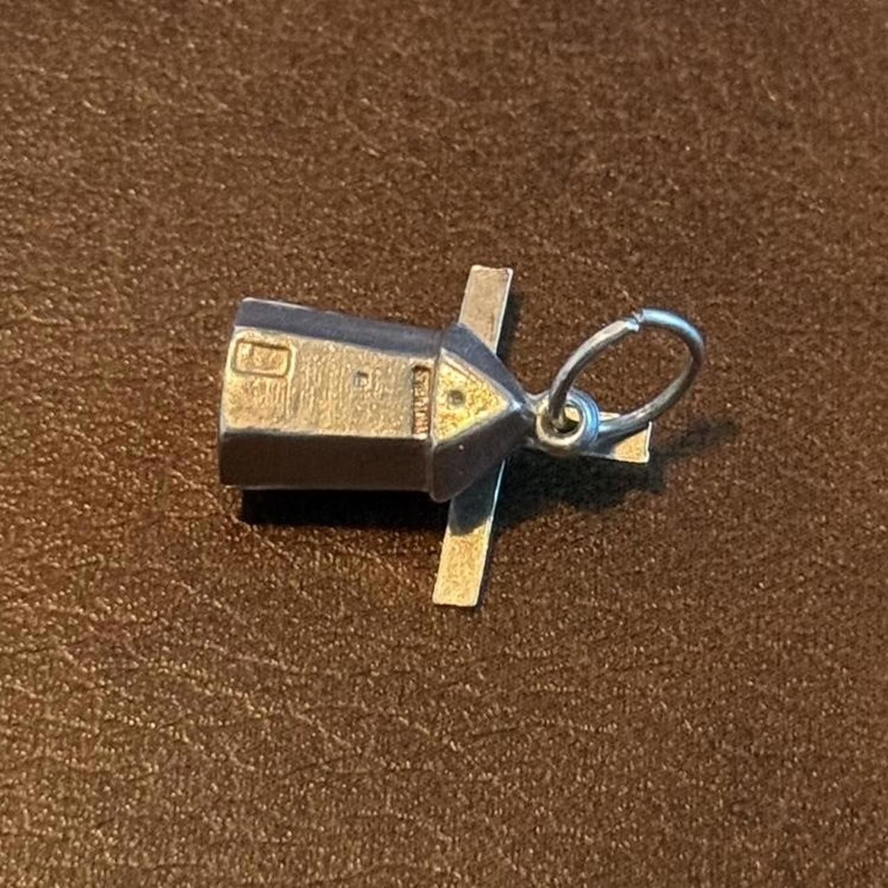 Designer Vintage Sterling Silver Windmill Pendant/Charm Size ONE SIZE - 4 Thumbnail