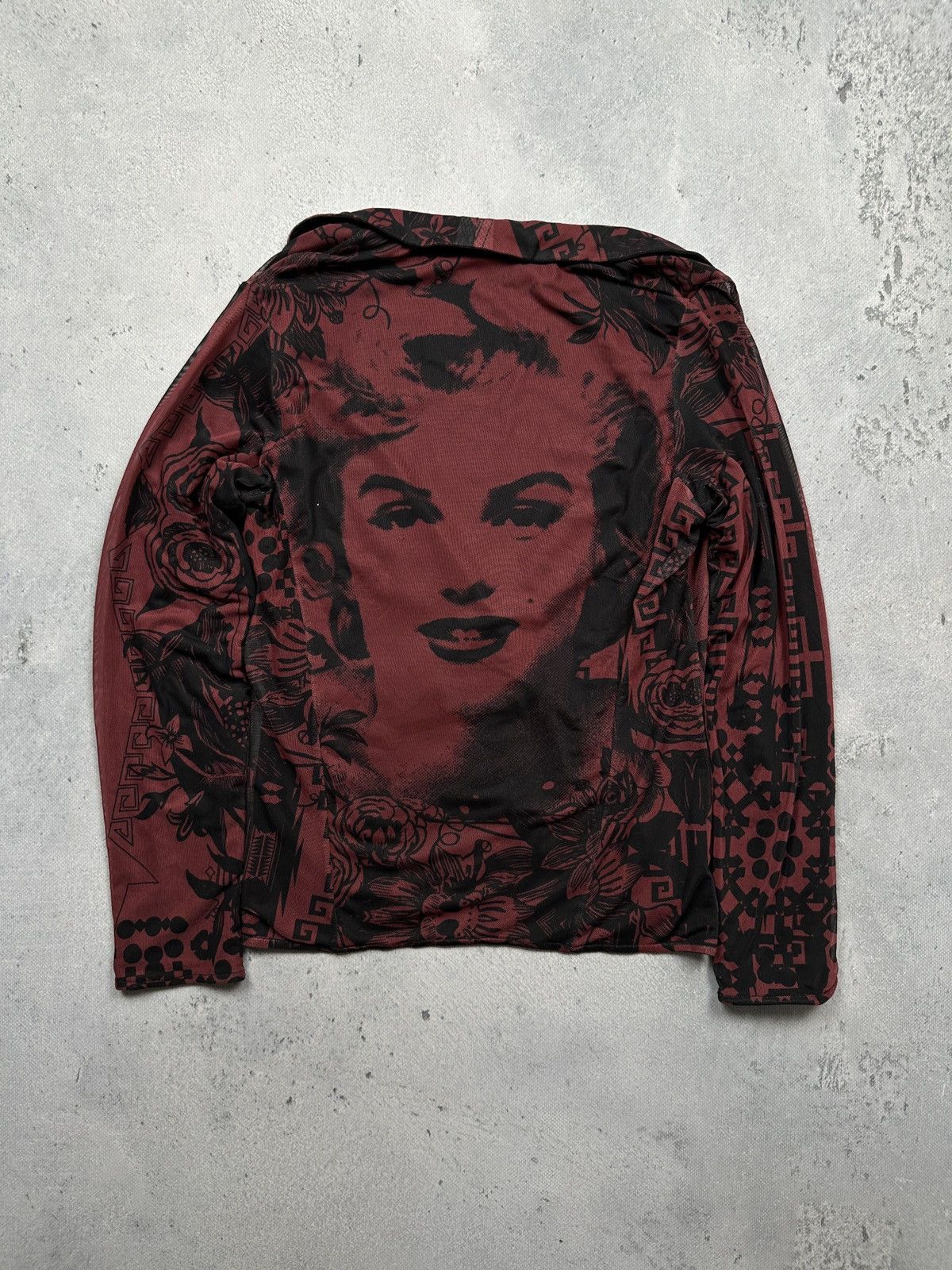 If Six Was Nine Desigual by Christian Lacroix mesh Merilyn Monroe Blazer 00s Size S / US 4 / IT 40 - 1 Thumbnail