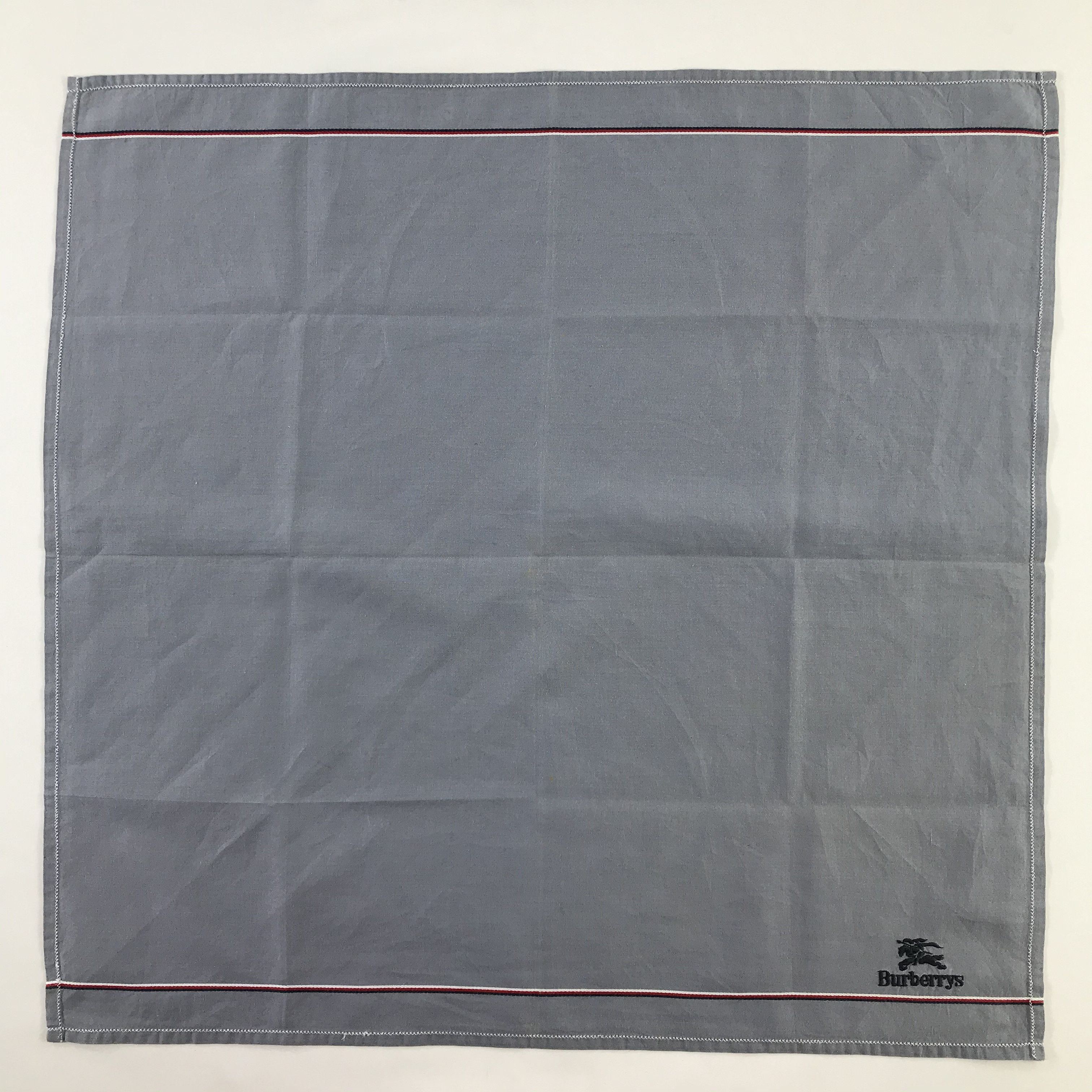 Burberry × Vintage Burberry Bandana / Handkerchief / Neckerchief - S817 Size ONE SIZE - 1 Thumbnail