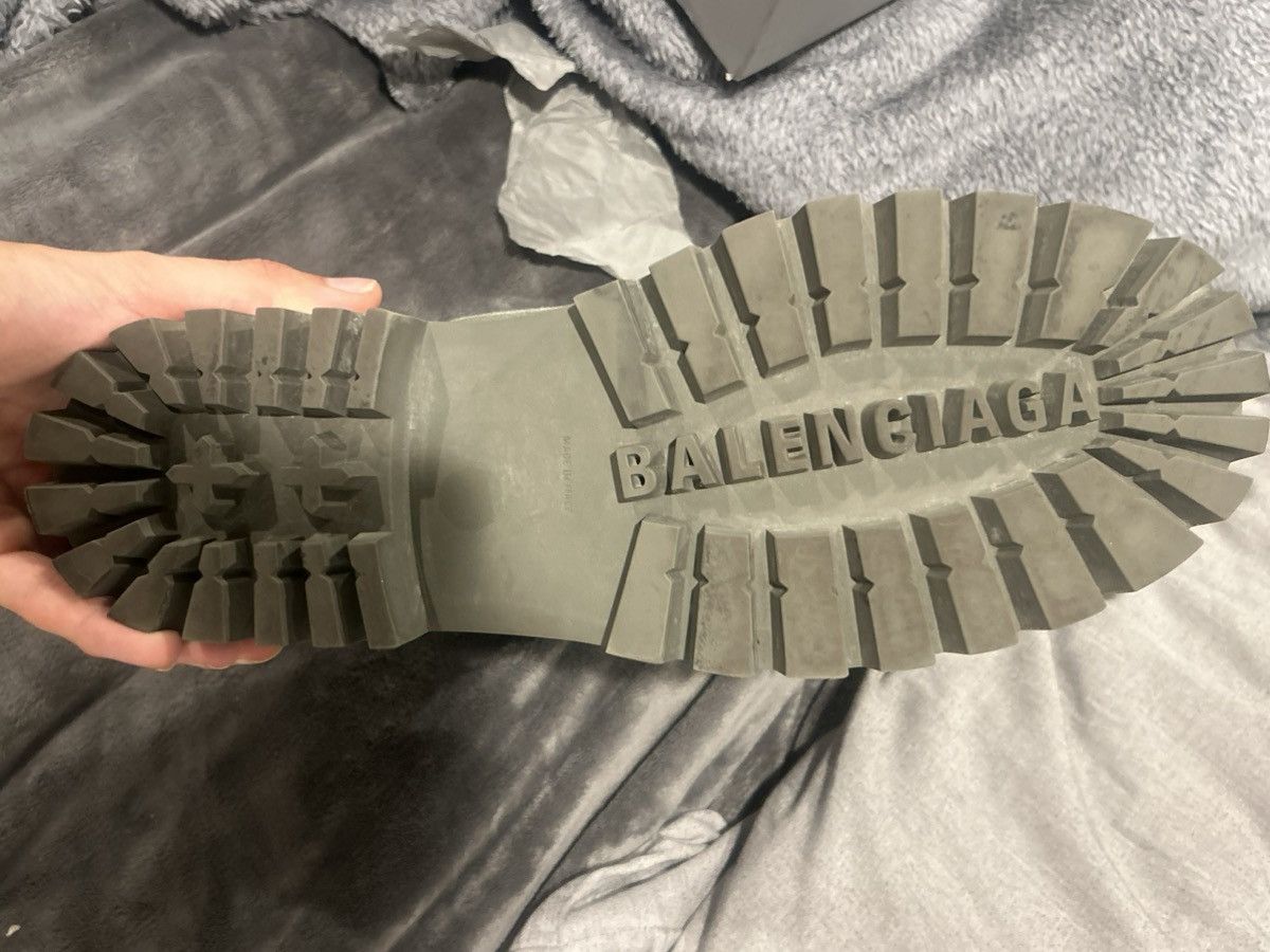 Balenciaga Balenciaga green strike boots canvas Size US 13 / EU 46 - 13 Thumbnail