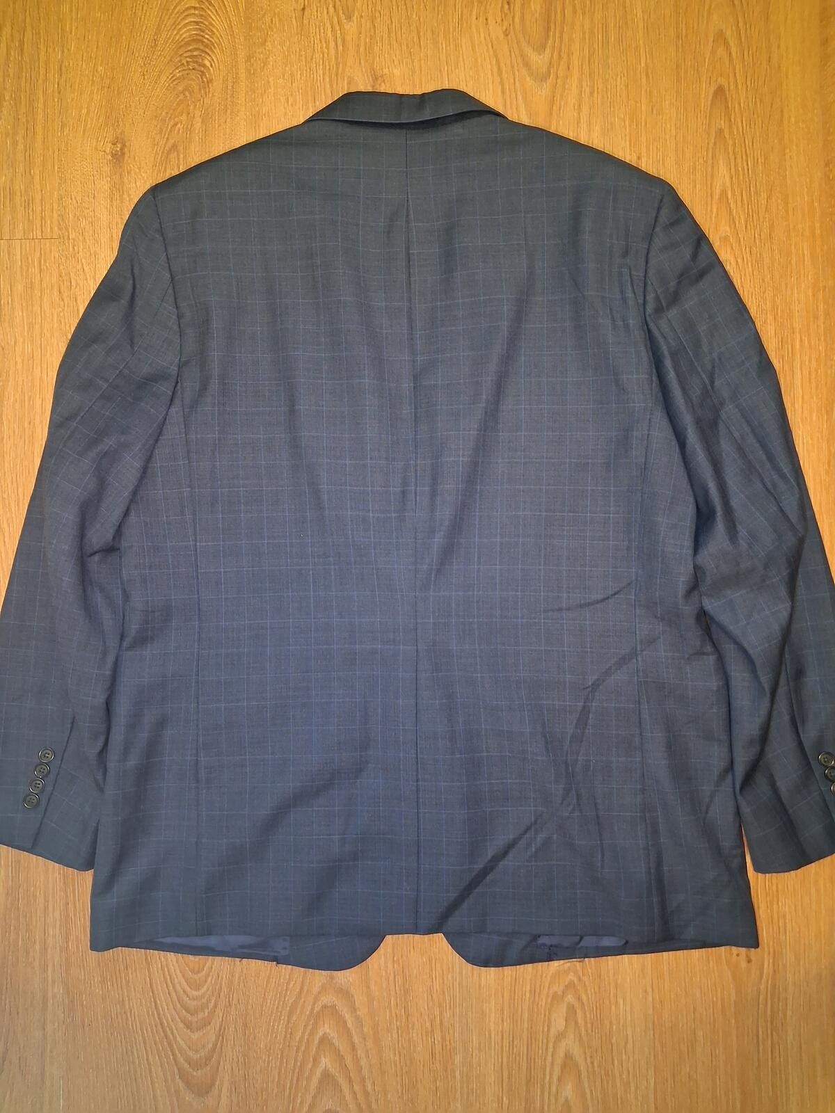 Brooks Brothers Brooks Brothers Vitale Sport Coat Mens 46L Navy Glen Plaid Size 46L - 11 Thumbnail