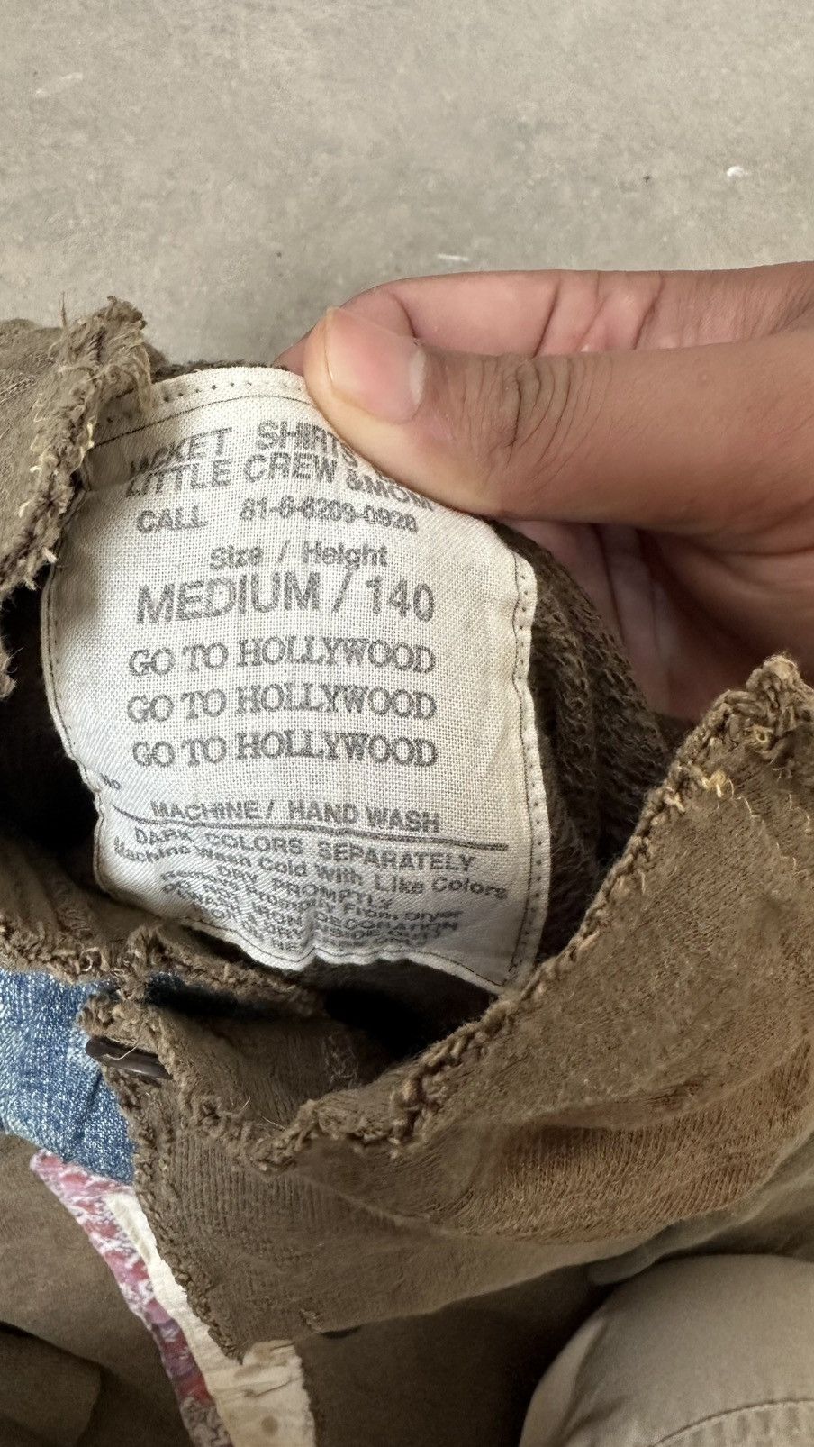 N.Hoolywood VINTAGE GO TO HOLLYWOOD BUTTON PATCHOWRK ARMY HOODIE Size US S / EU 44-46 / 1 - 6 Thumbnail