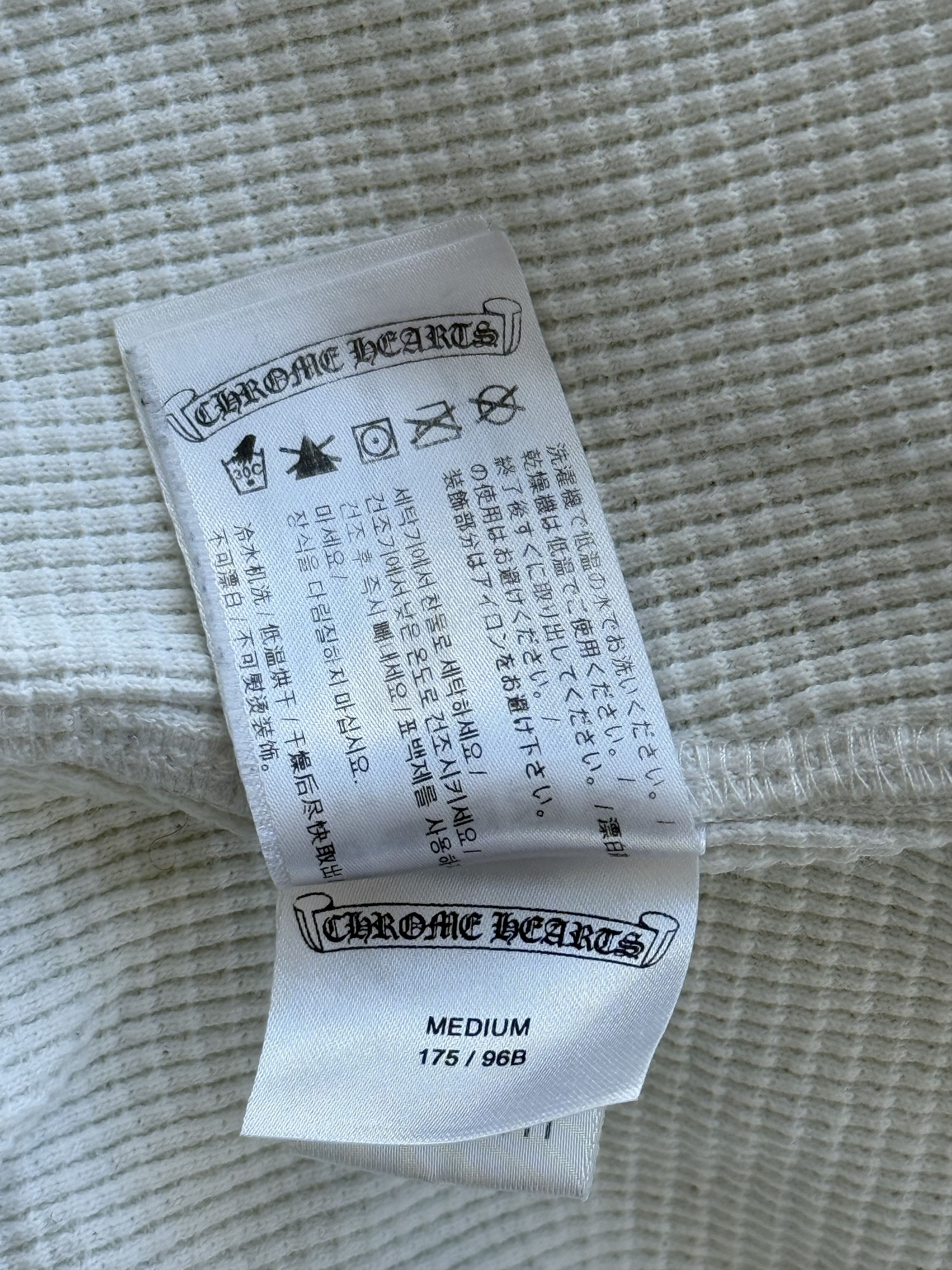 Chrome Hearts Matty Boy Lime Green Chainlink Thermal Zip Up Hoodie Size US M / EU 48-50 / 2 - 6 Thumbnail