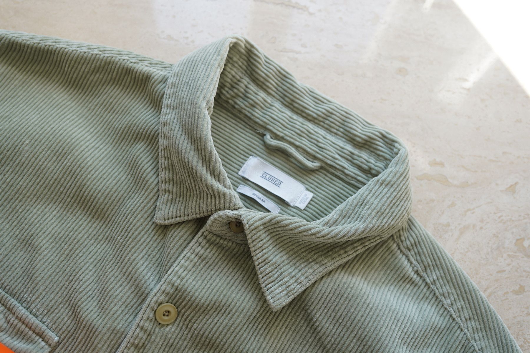CLOSED Closed Green Curdory Casual Shirt Size XL Size US XL / EU 56 / 4 - 3 Thumbnail