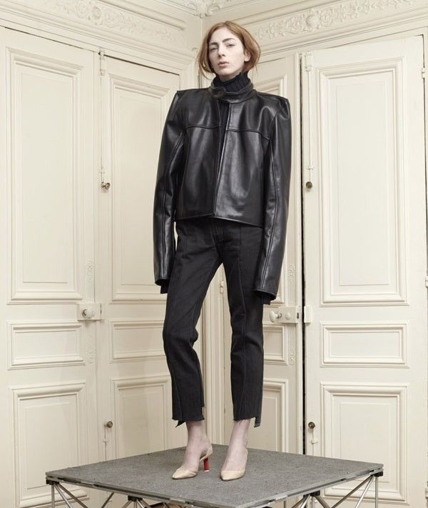 Vetements [M] Demna Vetements 2014 boxy leather jacket Size US M / EU 48-50 / 2 - 1 Thumbnail