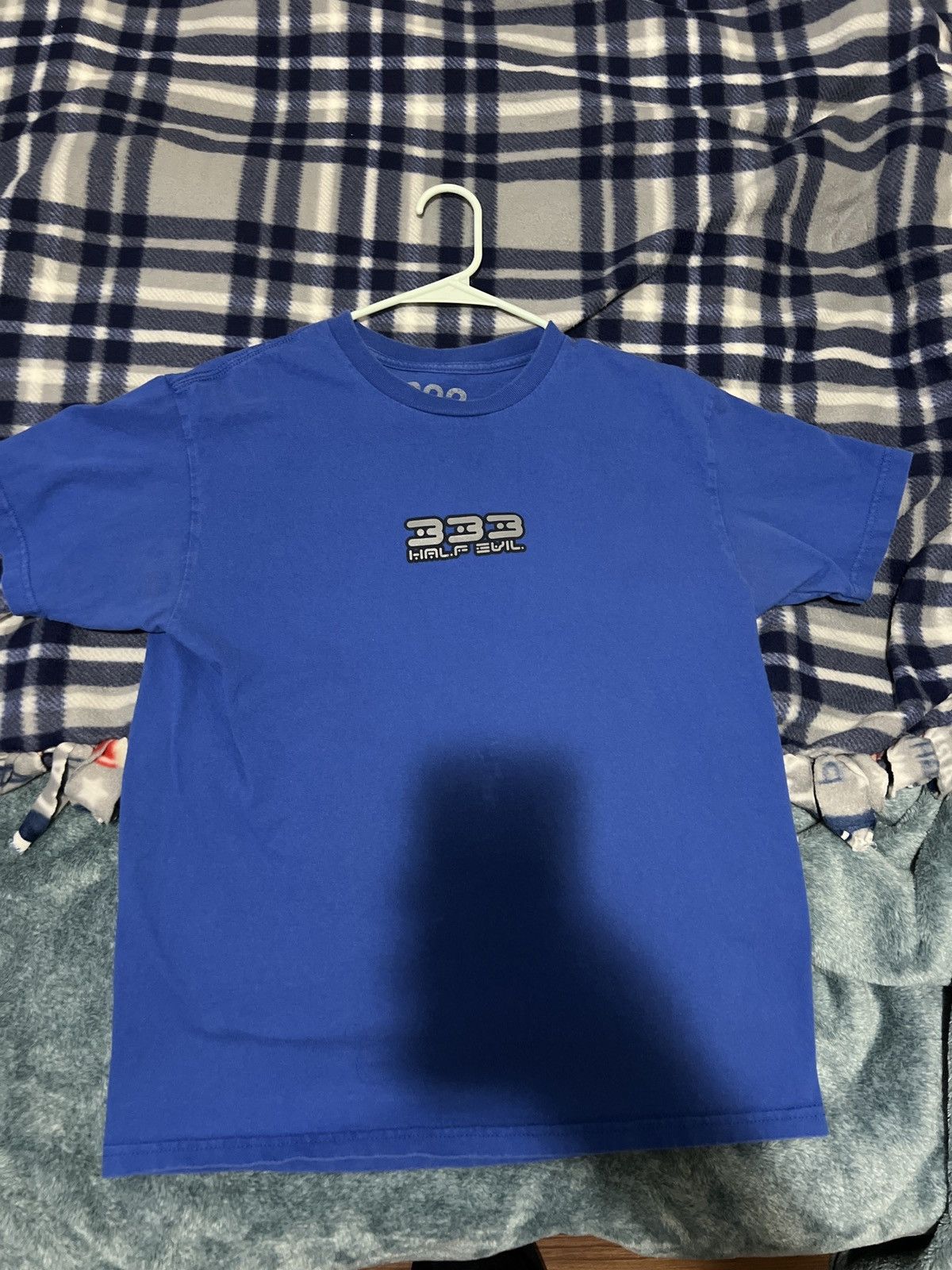 Half Evil Half evil blue 333 tee Size US M / EU 48-50 / 2 - 1 Thumbnail