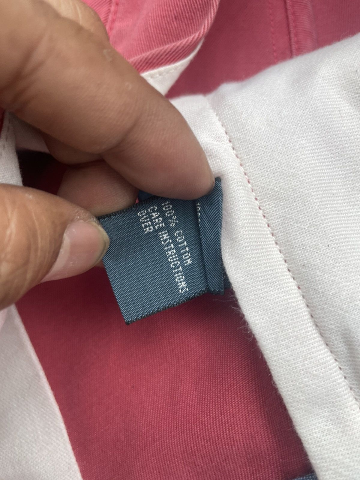 Designer Vintage Polo Ralph Lauren Pink Chinos Size US 34 / EU 50 - 14 Thumbnail