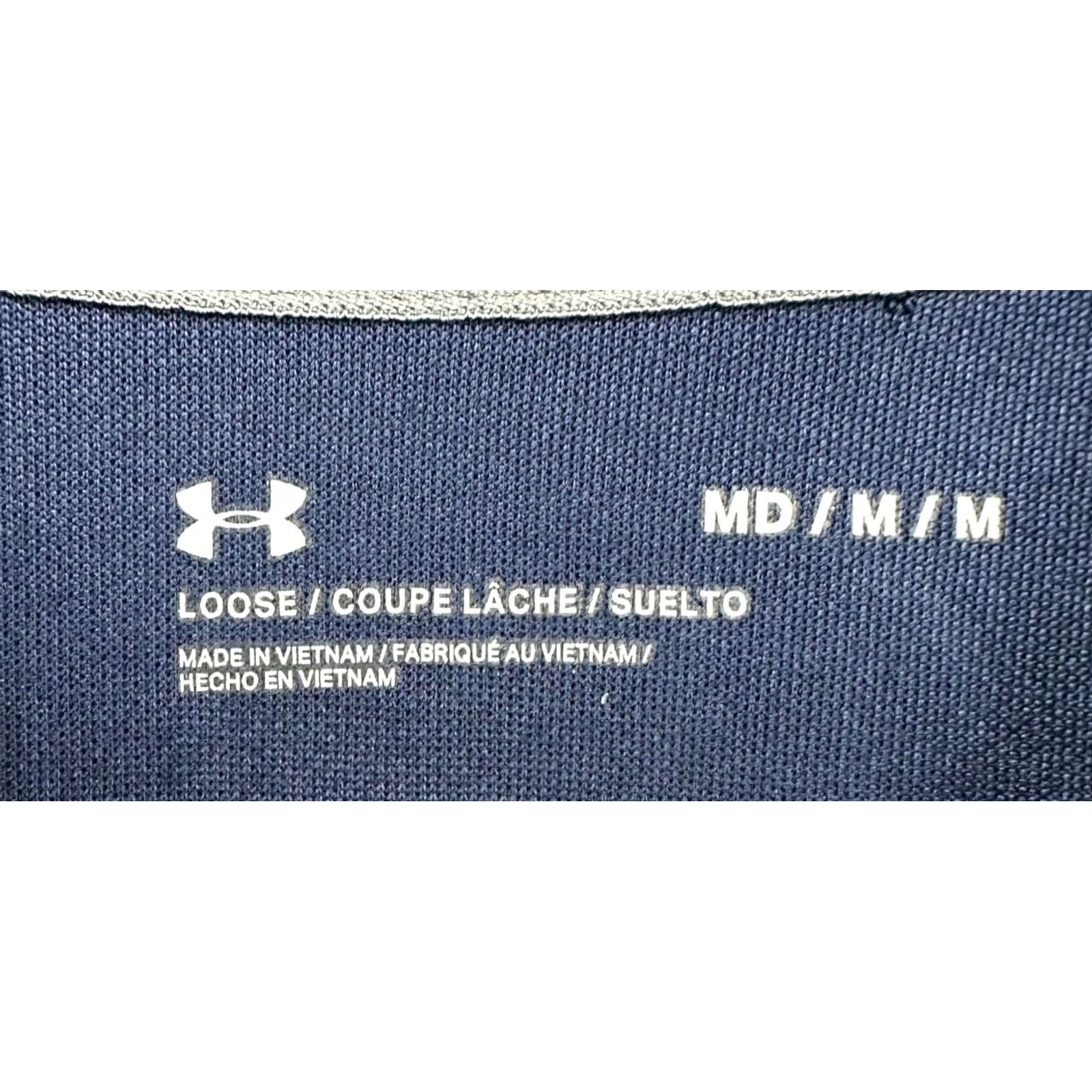 Under Armour Under Armour Shirt Adult Medium Blue Loose Snap Button Pullover Long Sleeve Mens Size US M / EU 48-50 / 2 - 5 Thumbnail