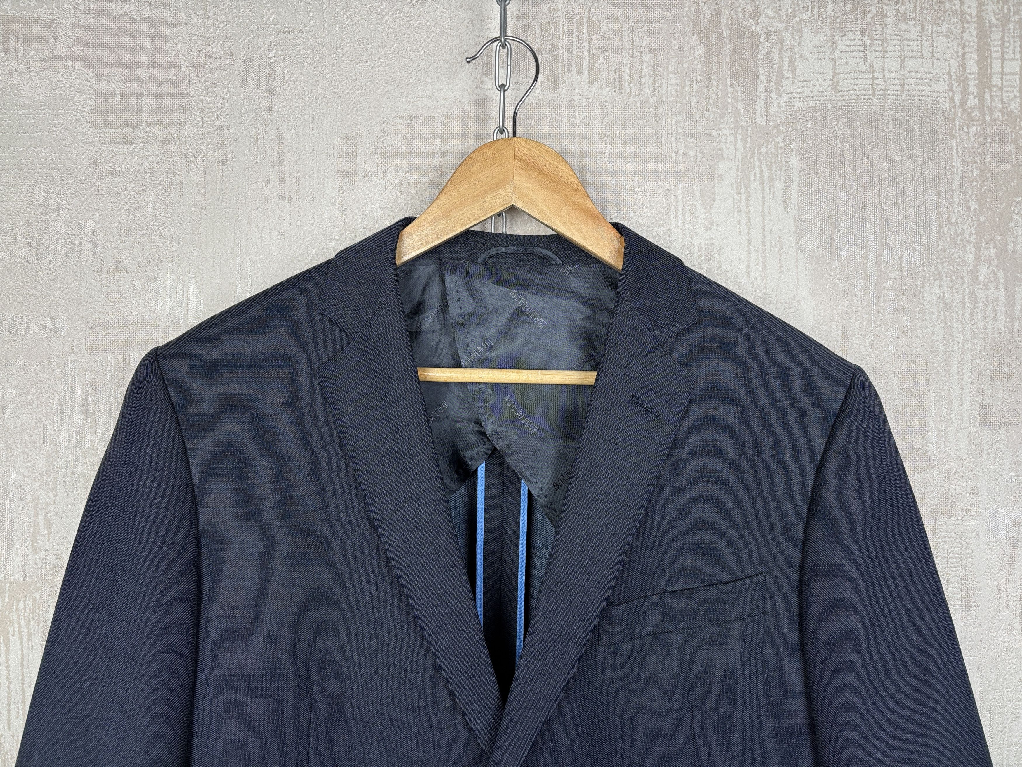 Balmain Vintage Balmain Paris Super 120's Wool Blazer 50R / US 40R Size 40R - 5 Thumbnail