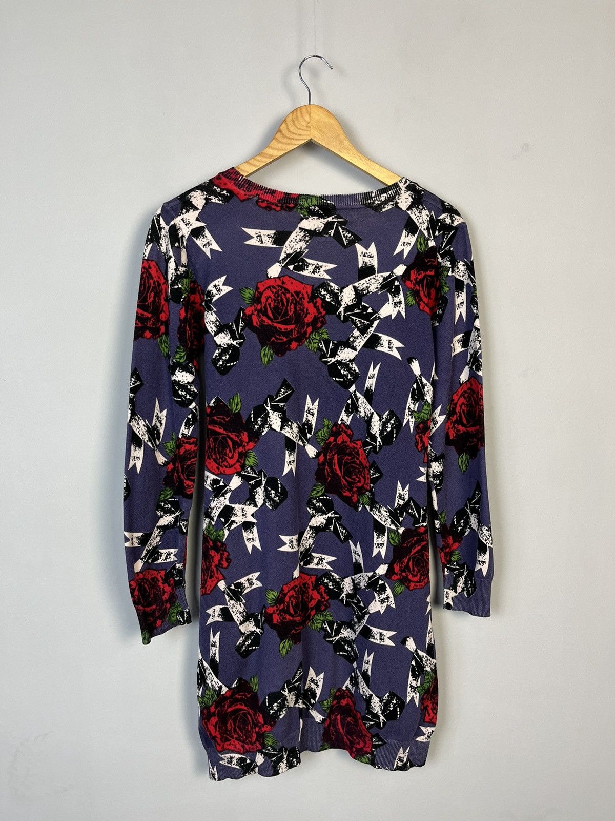 Missoni Missoni Luxury Rose Print Long Sleeve Midi Dress Size S / US 4 / IT 40 - 6 Thumbnail